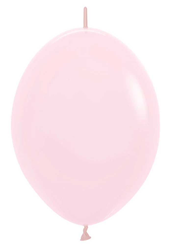 12 inch Sempertex Pastel Matte Pink LINK-O-LOON 50ct