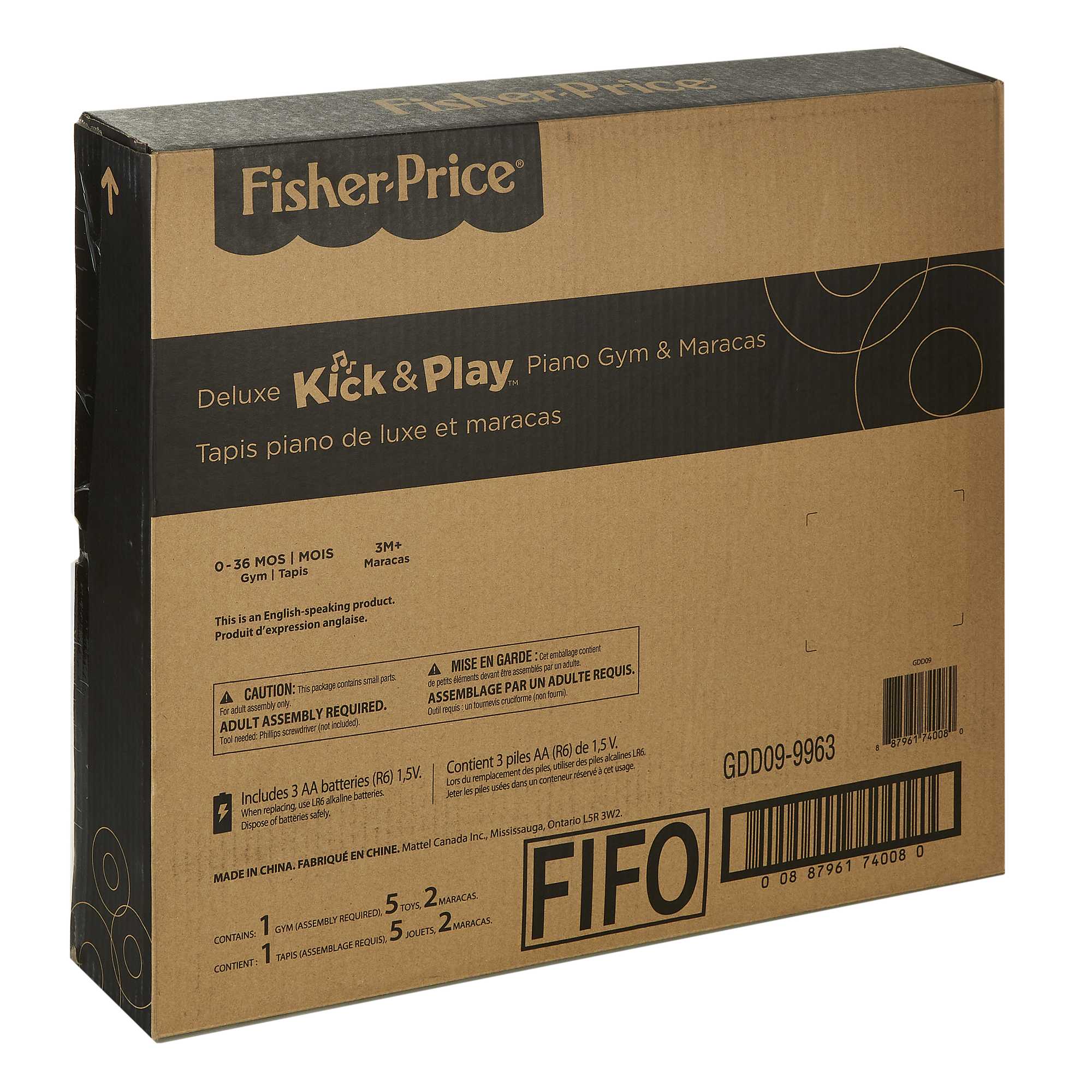 Deluxe Kick & Play Piano Gym & Maracas