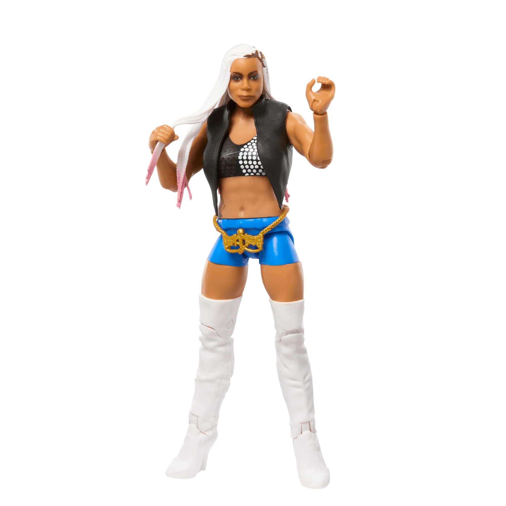 WWE B-Fab Action Figure, 6-inch Collectible Superstar With Articulation & Life-Like Look