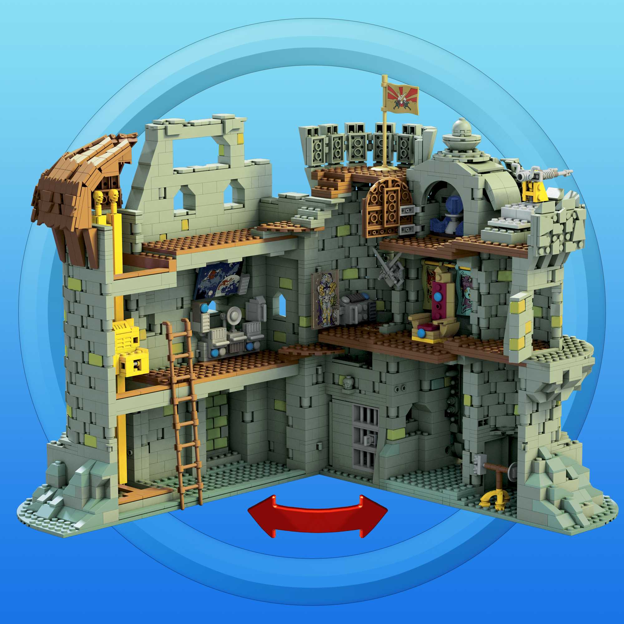 MEGA Masters Of The Universe Castle Grayskull Collectors Building Kit (3508 Pieces)