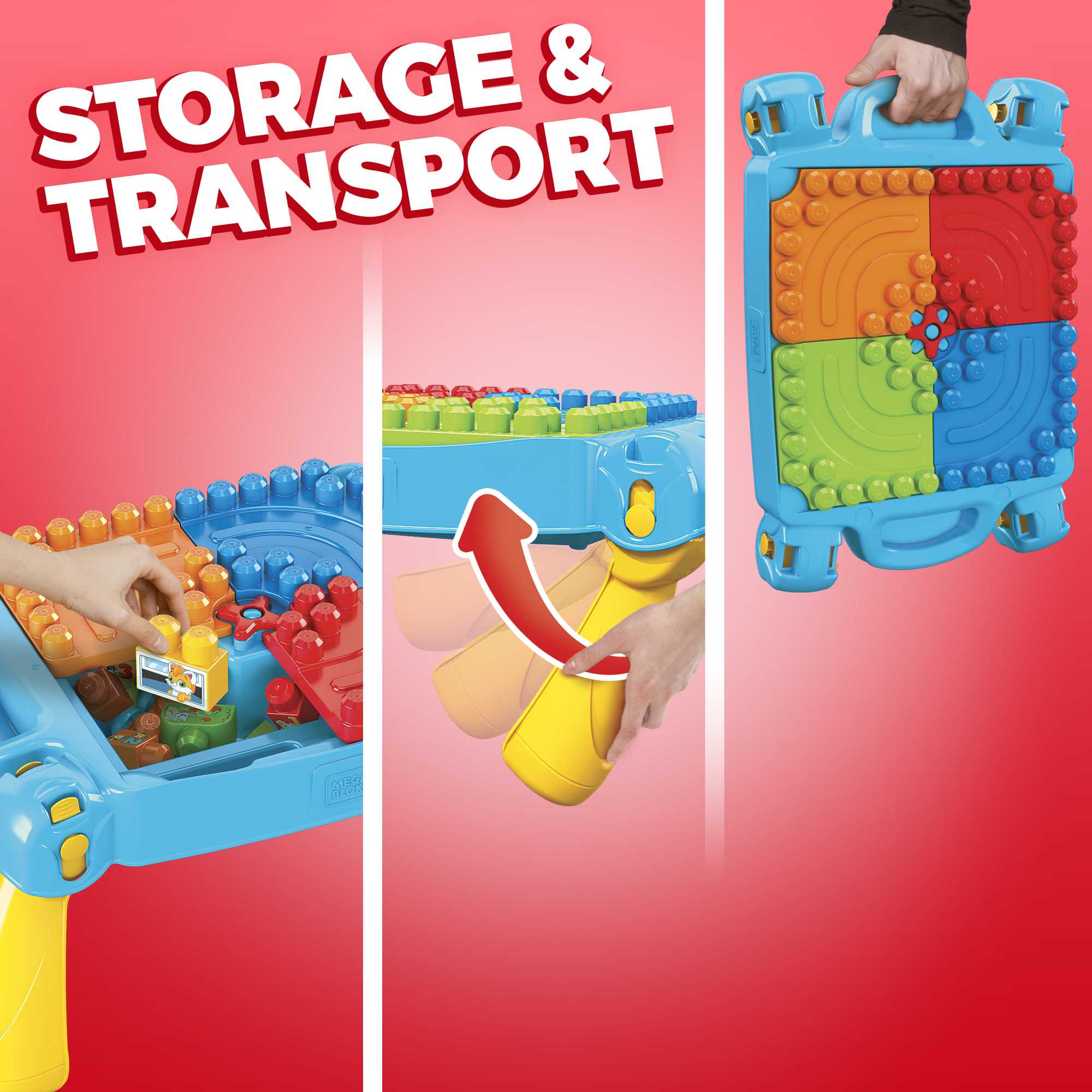 MEGA Bloks First Builders Discover 'n Build Activity Table, 41 Pieces