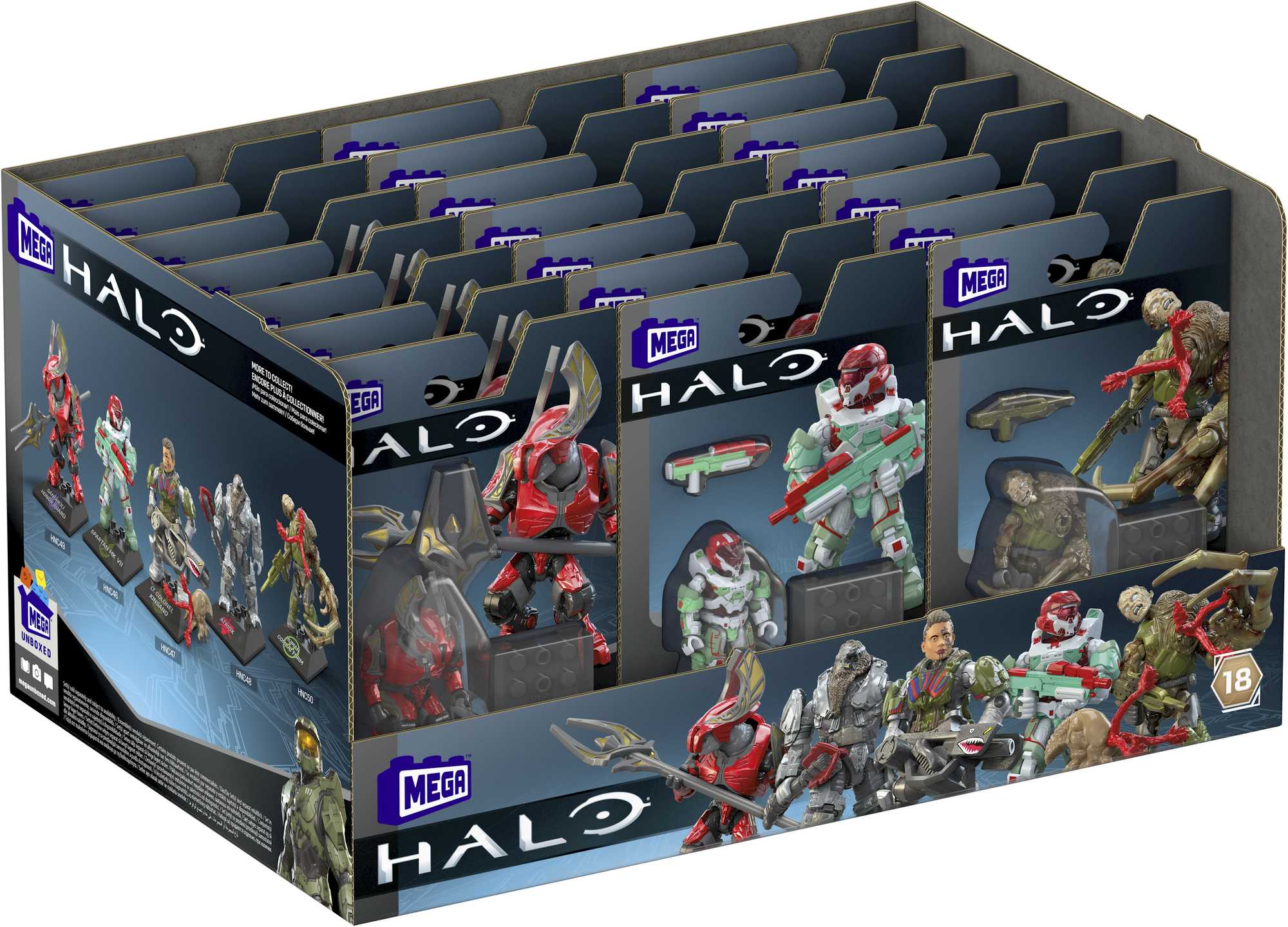 MEGA Halo Infinite Heroes Collection Series 17, Action Figure Building Toys