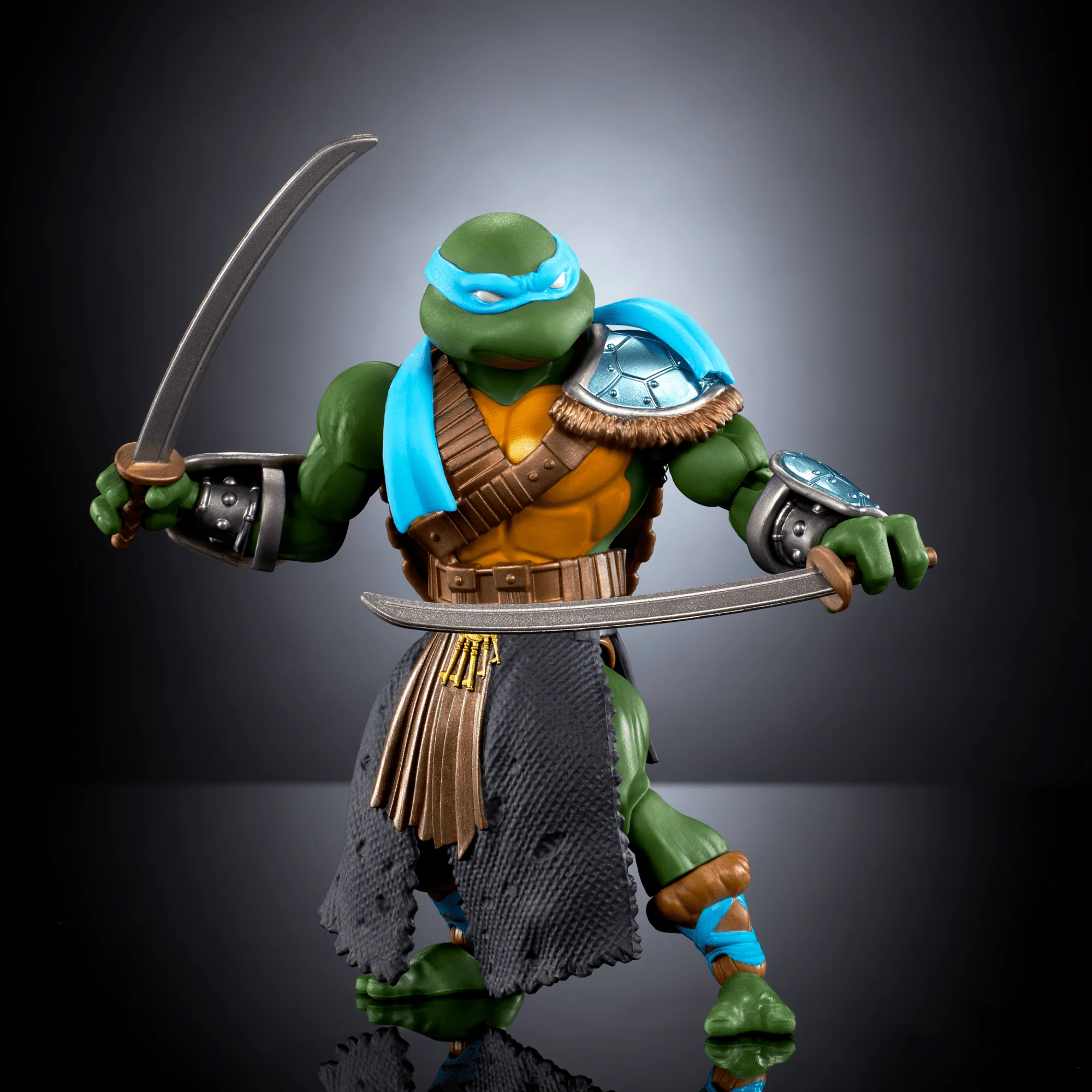 MOTU Origins Turtles Of Grayskull Stealth Ninja Leonardo Action Figure Toy, TMNT Masters Of Universe