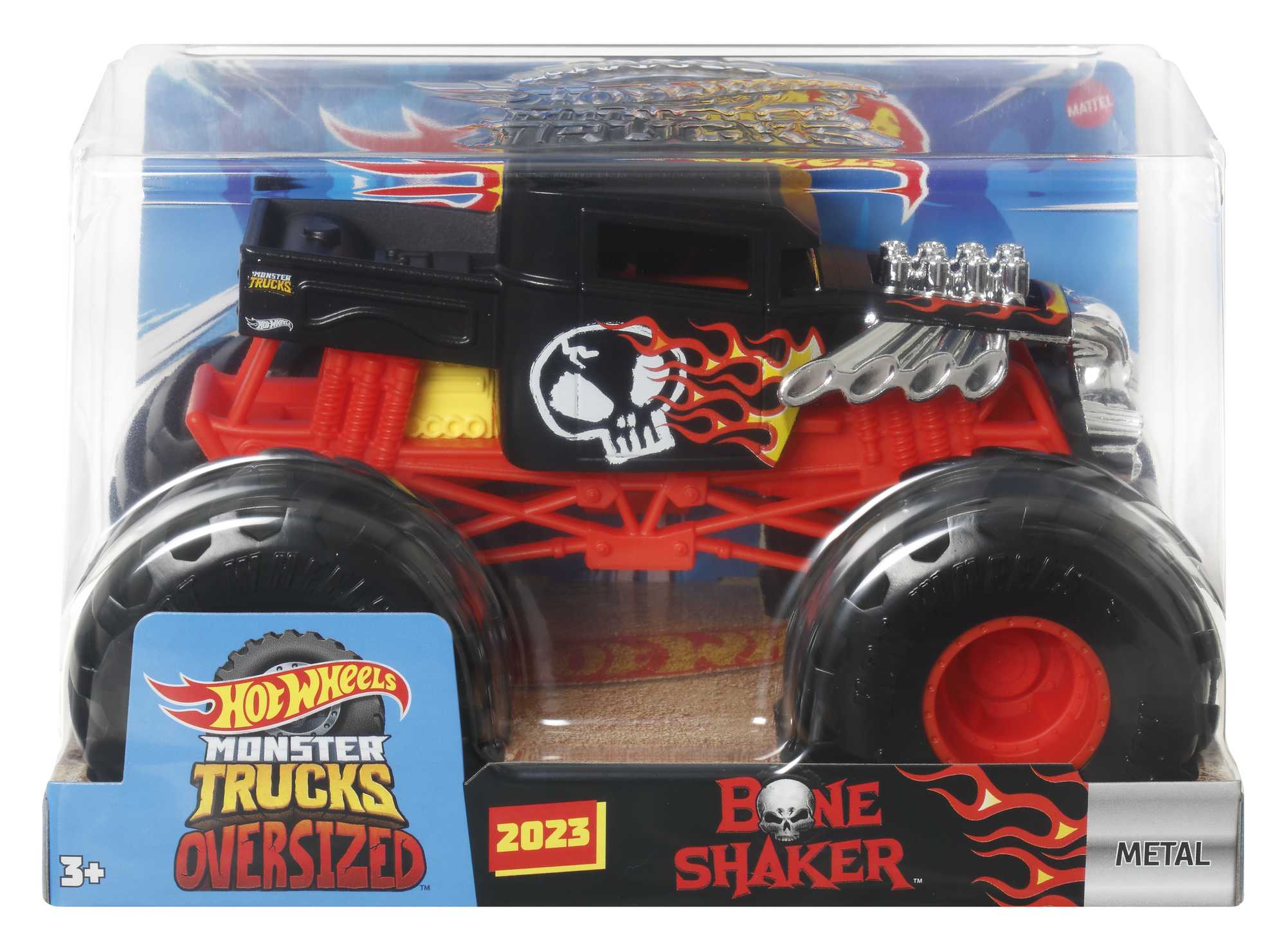 Hot Wheels Monster Trucks Veh��culo de Juguete Bone Shaker Escala 1:24