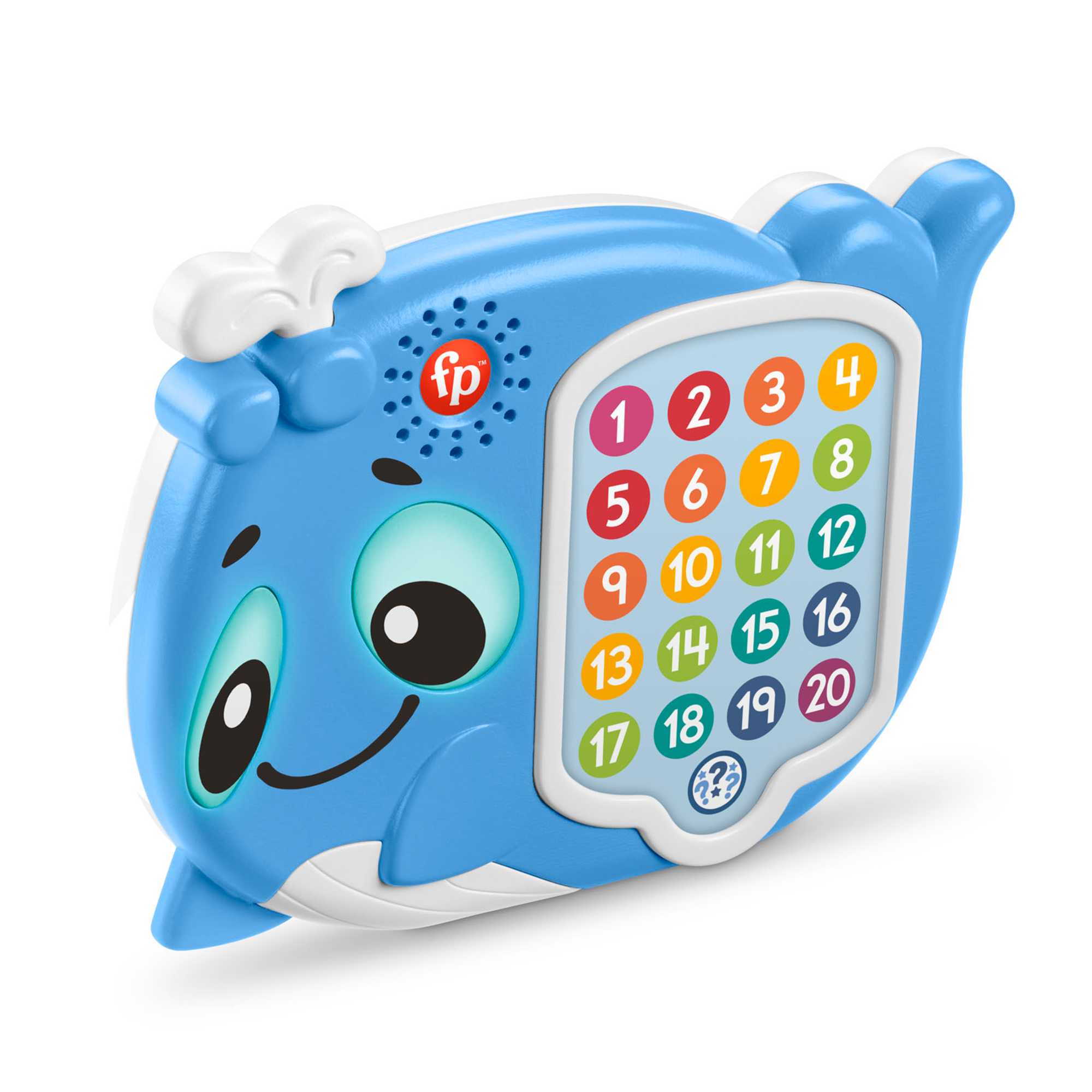 Fisher-Price Linkimals 1-20 Count & Quiz Whale Toddler Toy - French Version