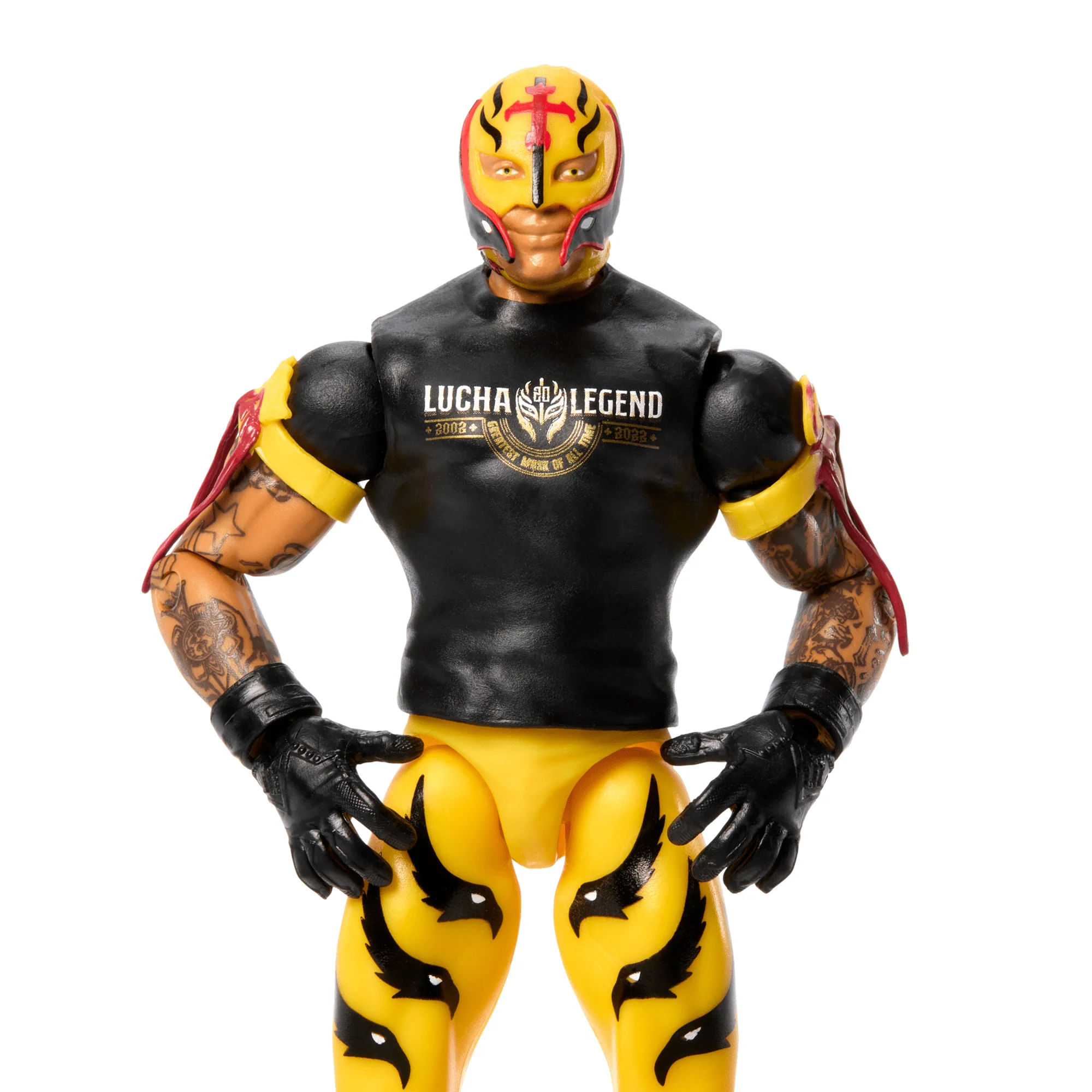 WWE Rey Mysterio Action Figure, 6-inch Collectible Superstar With Articulation & Life-Like Look