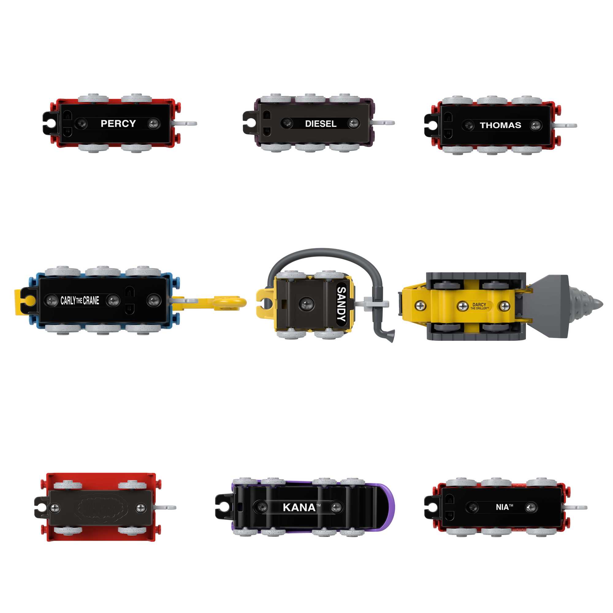 Thomas And Friends Lookout Mountain Diecast Toy Trains & Play Pieces, Preschool Toys, 10-Piece Set