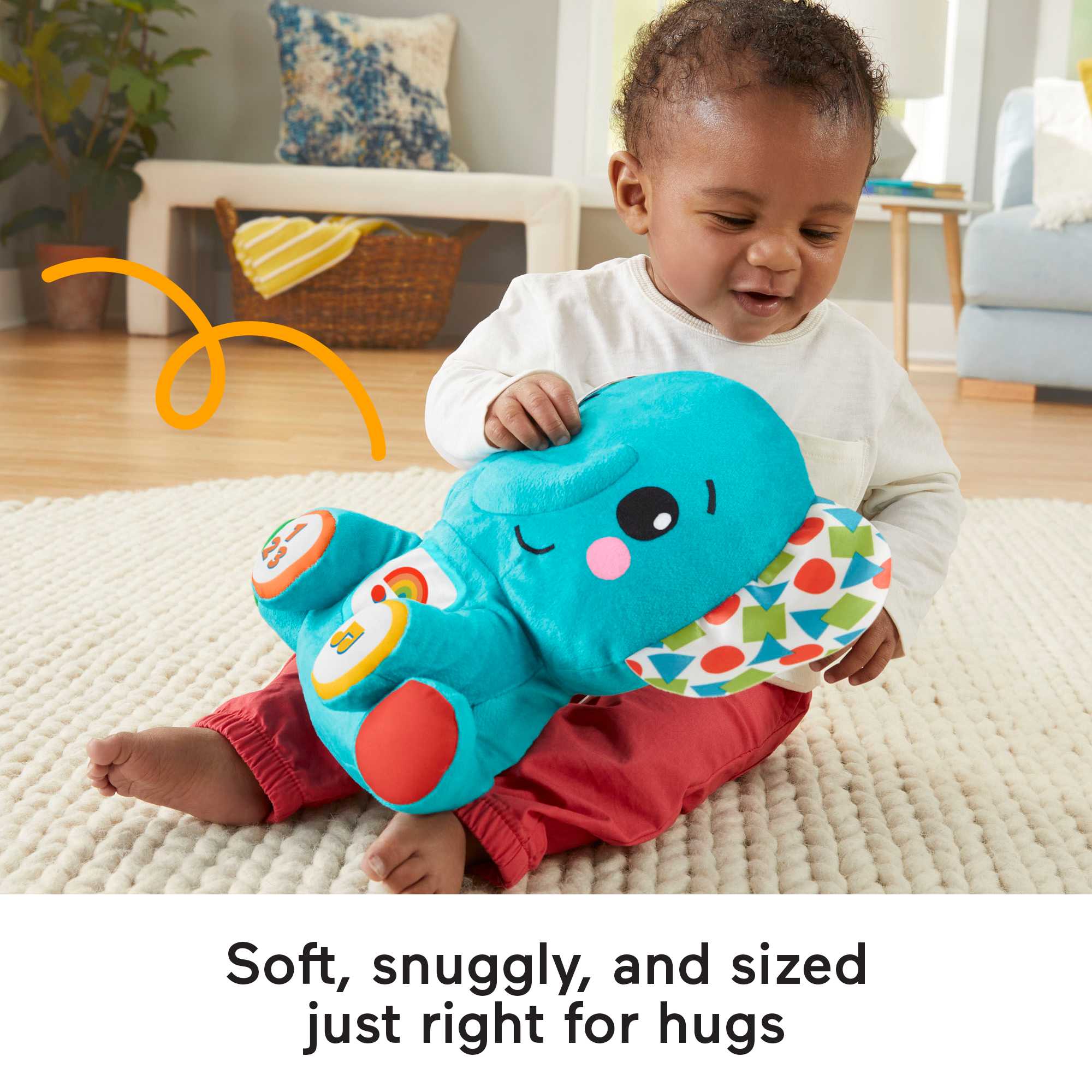 Fisher-Price Lights & Learning Elephant Musical Plush Toy