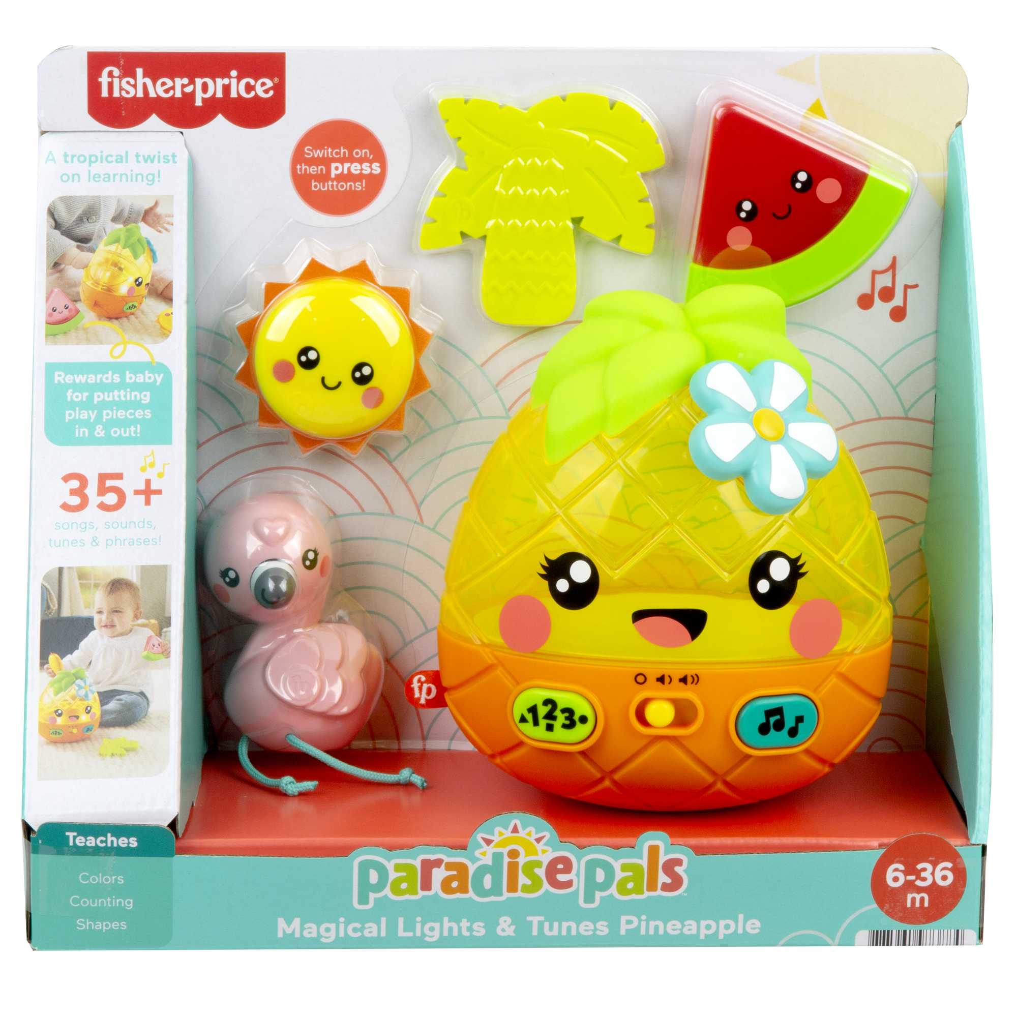 Fisher-Price Paradise Pals Magical Lights & Tunes Pineapple