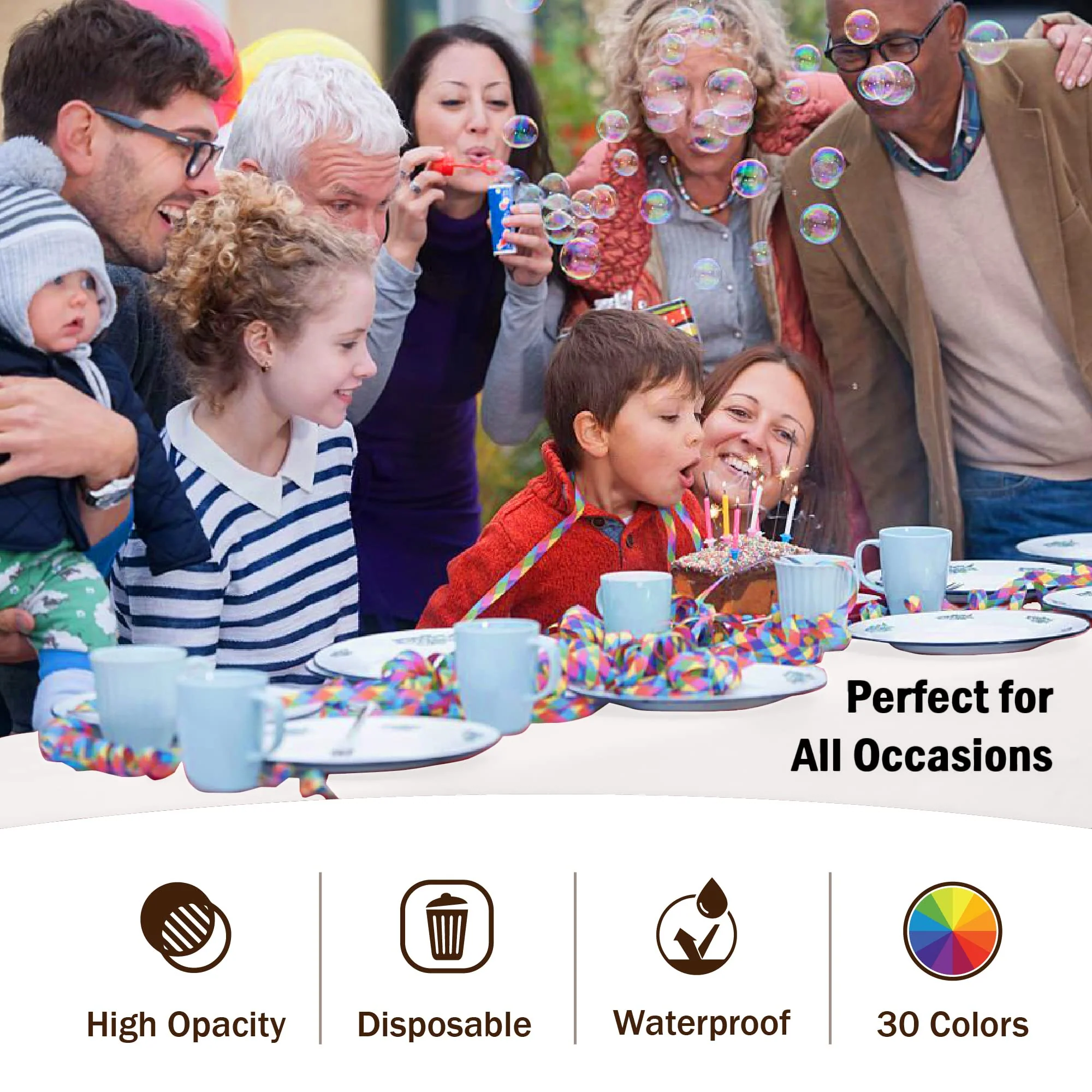 Premium White Table Cover