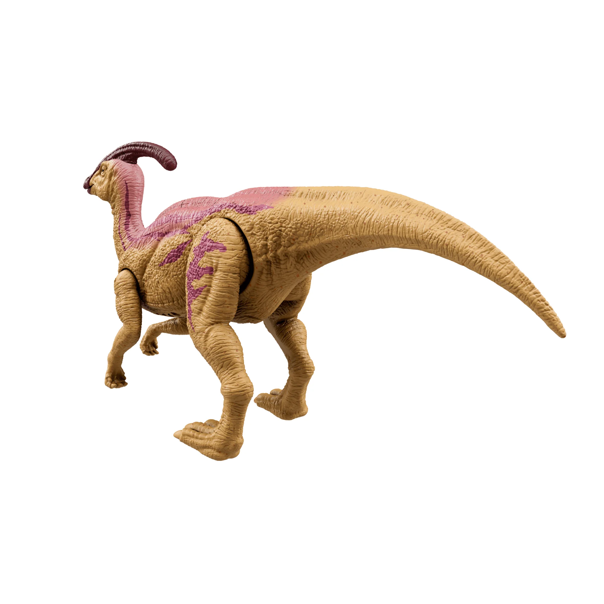 Jurassic World Wild Roar Parasaurolophus Dinosaur Action Figure Toy, Glow Effect Lights & Sounds