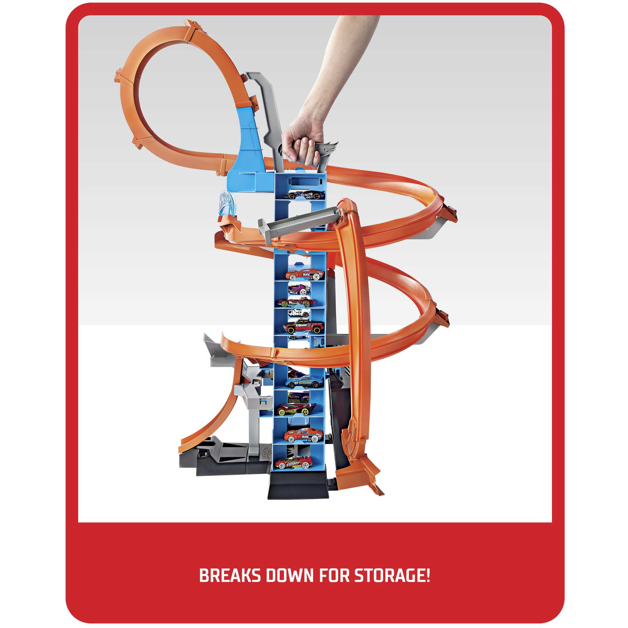 Hot Wheels Sky Crash Tower Track Set