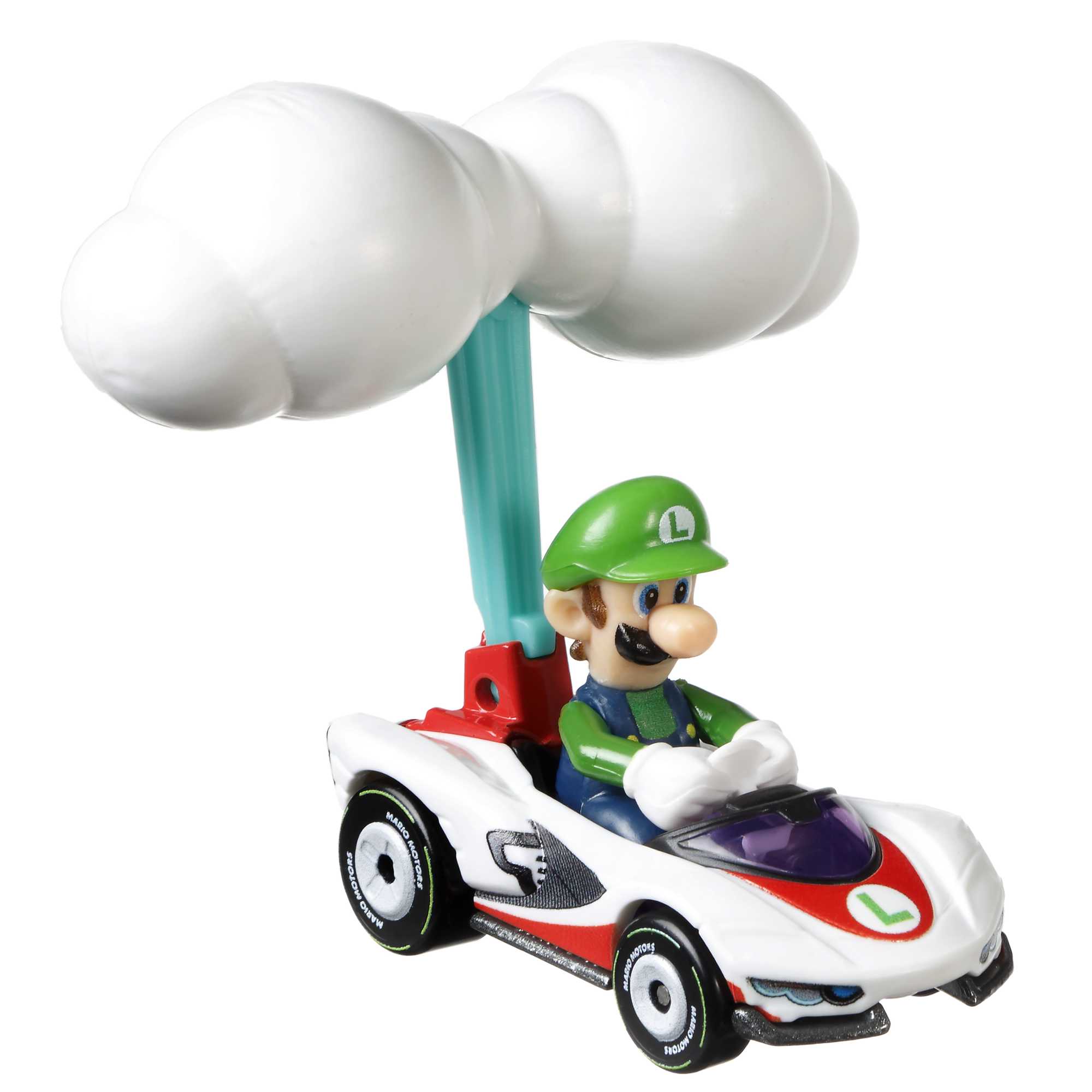 Hot Wheels?Mario Kart Luigi P-Wing And Cloud Glider