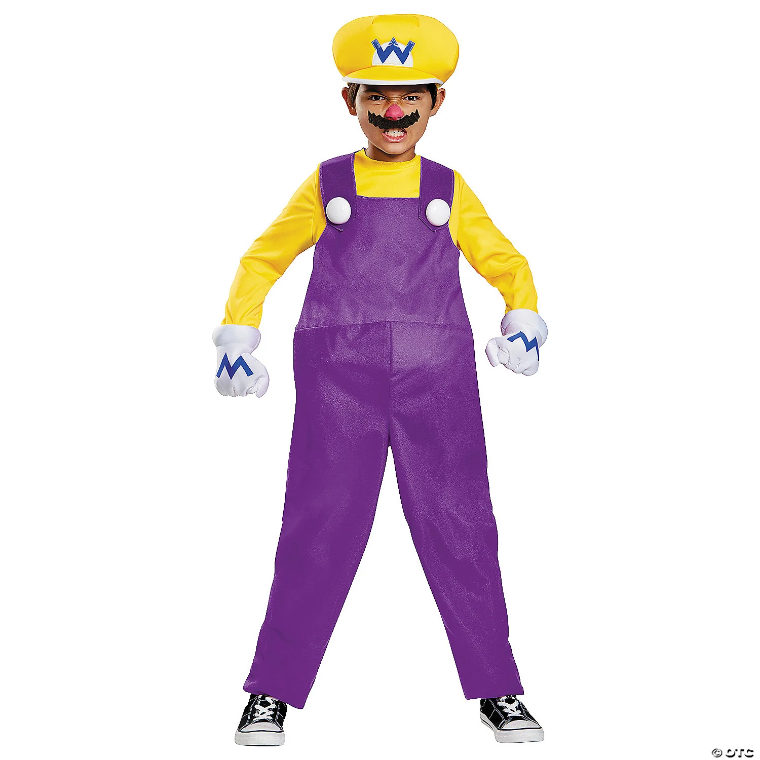 Kids Deluxe Mario Bros Wario Costume