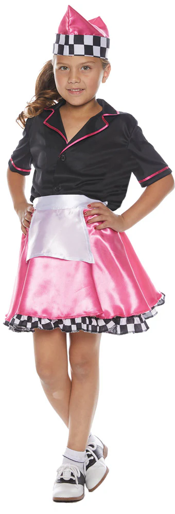 Classic 50's Car Hop Girl Costume