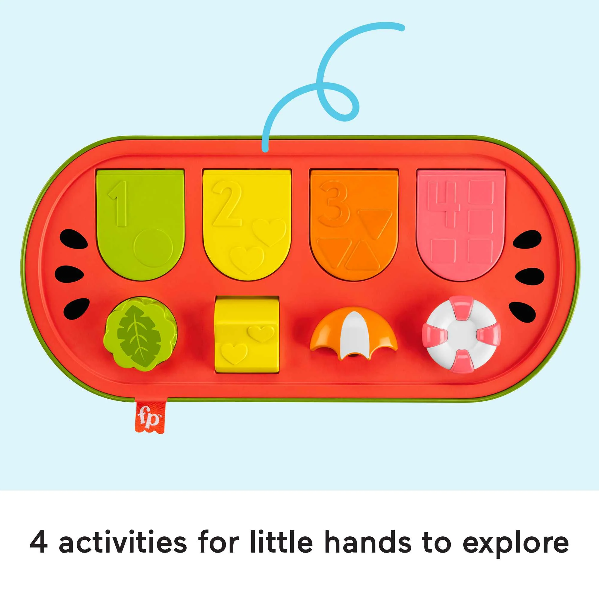 Fisher-Price Paradise Pals Topical Fun Pop-Up Fine Motor Toy For Babies