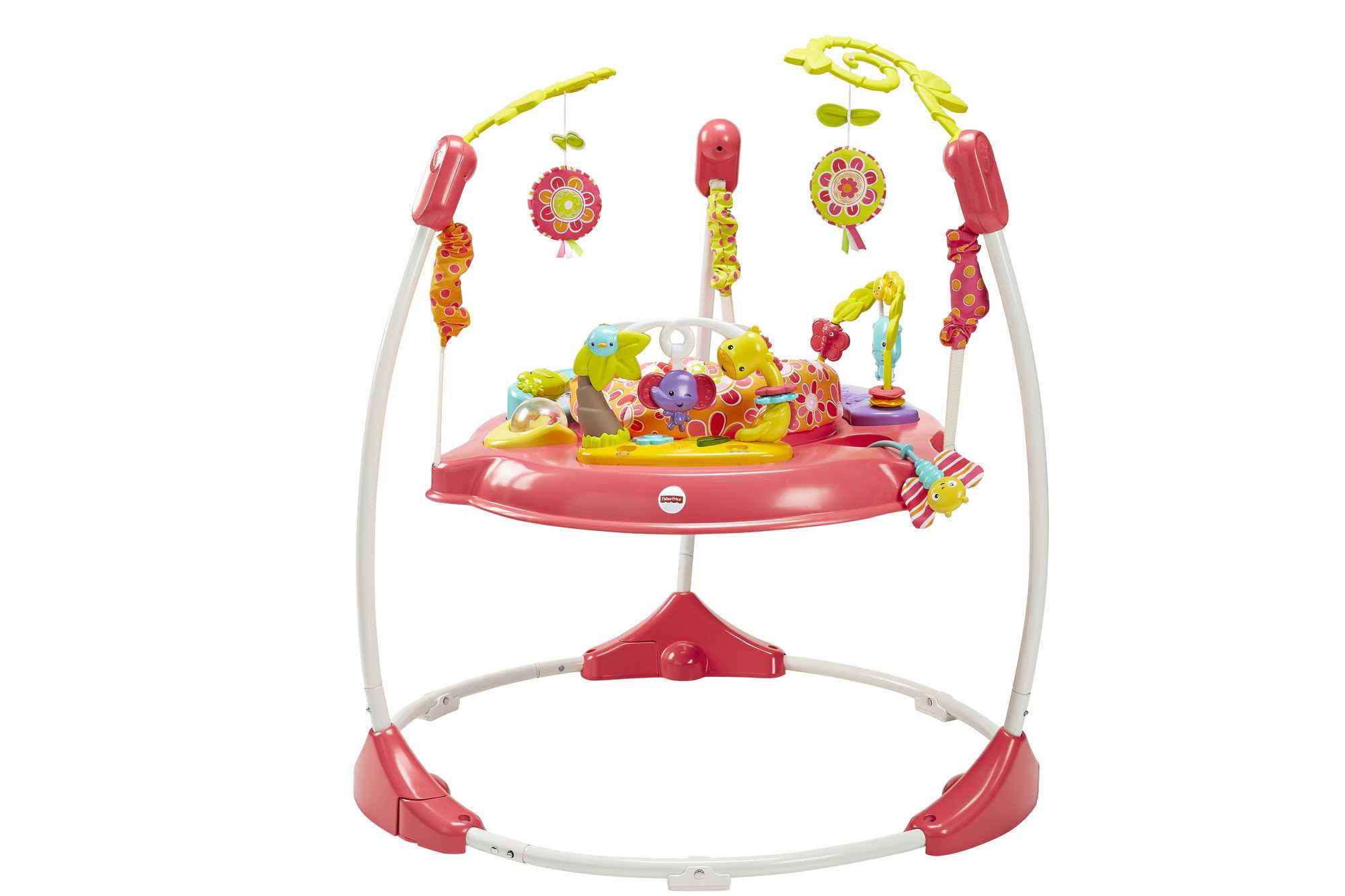Fisher-Price Pink Petals Jumperoo With Music, Lights & Sounds