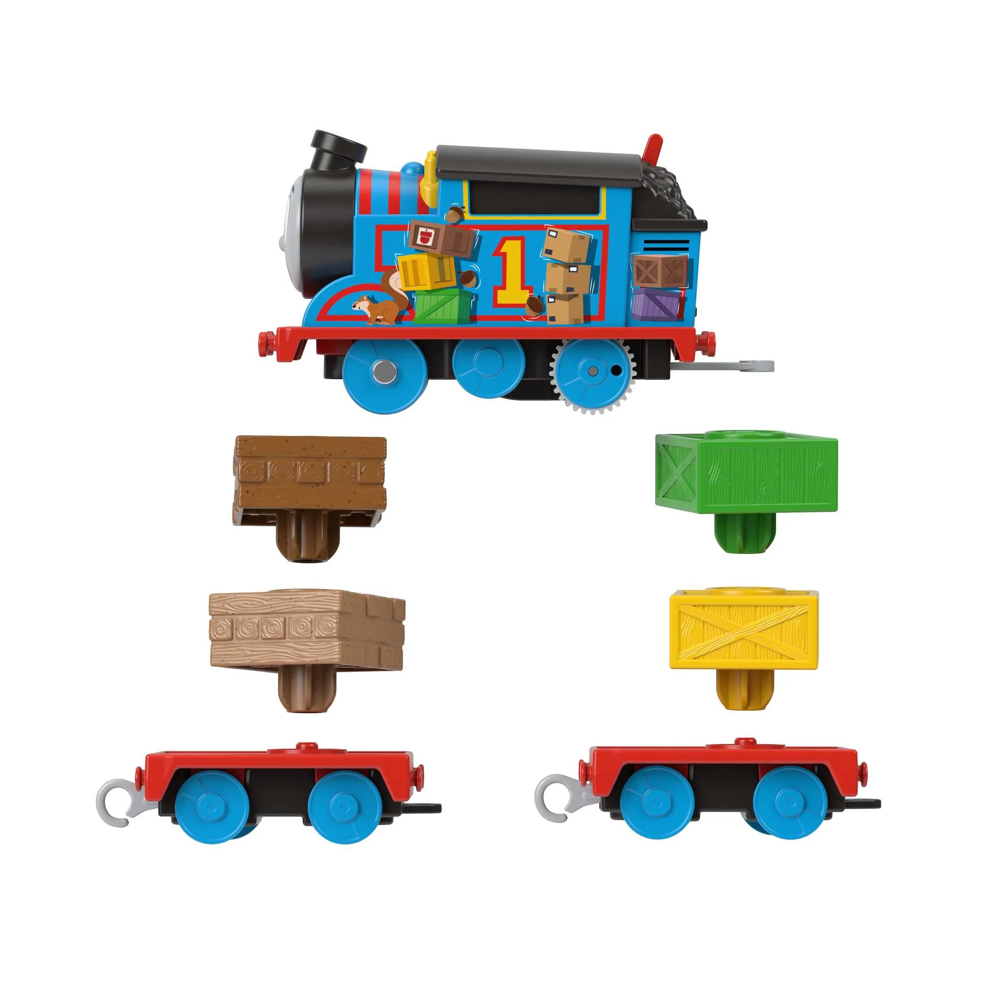 Thomas & Friends Wobble Cargo Thomas Motorized Toy Train For Preschool Kids