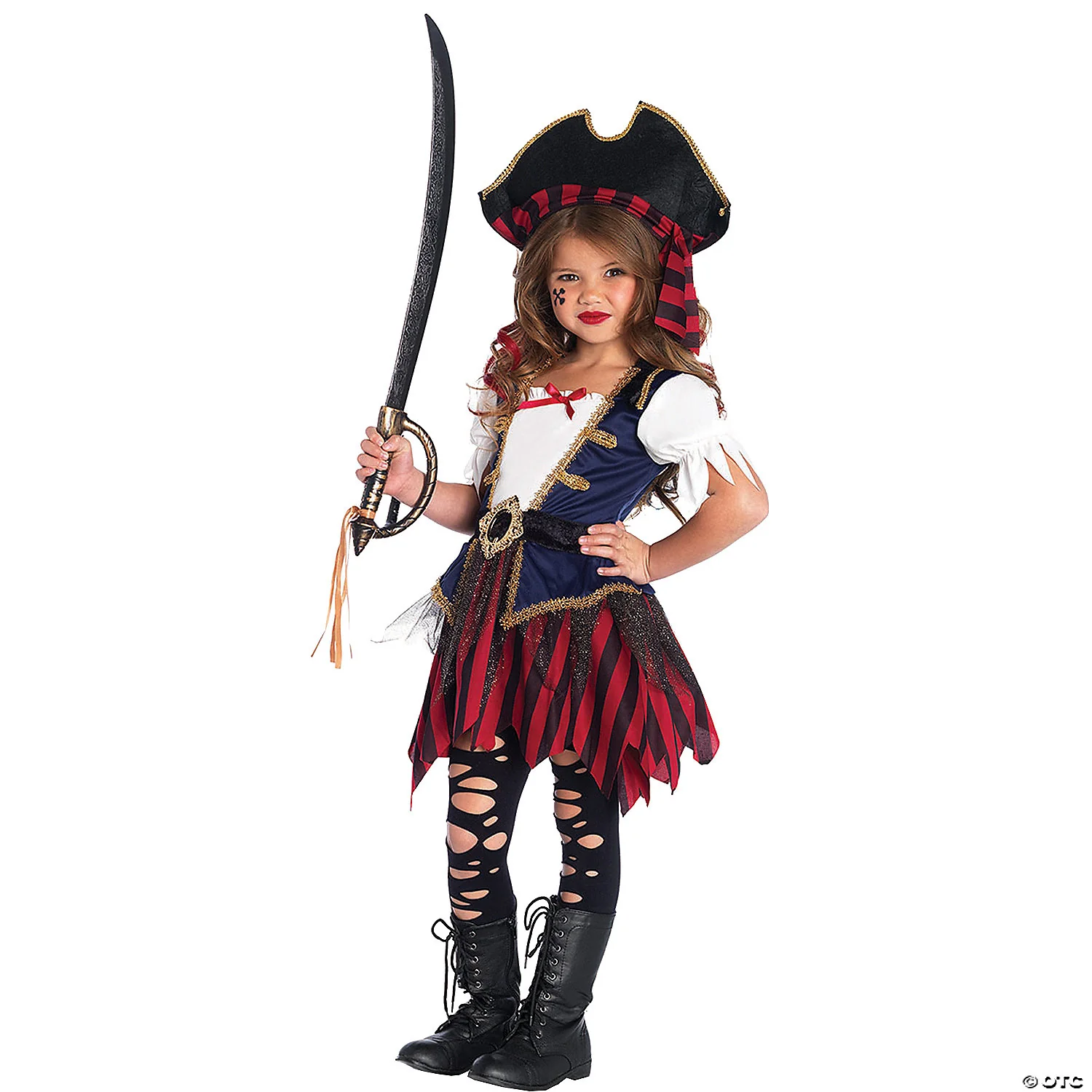 Caribbean Treasure Pirate Costume - Set Sail for Adventure and Treasure! e??��a??a?????e???