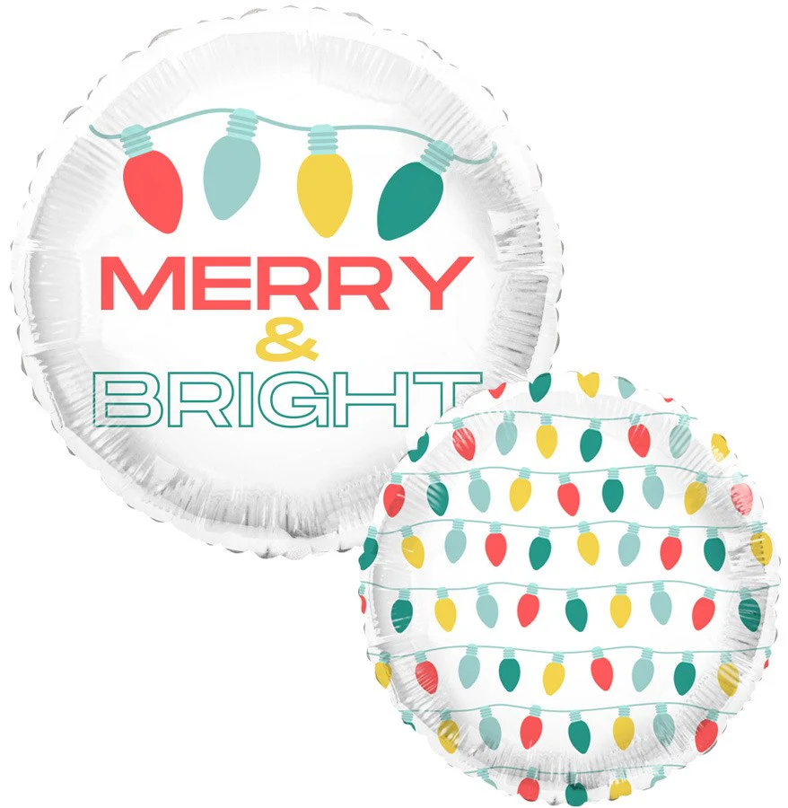 Tuftex Feelin Festive and Bright 18in Foil Balloon