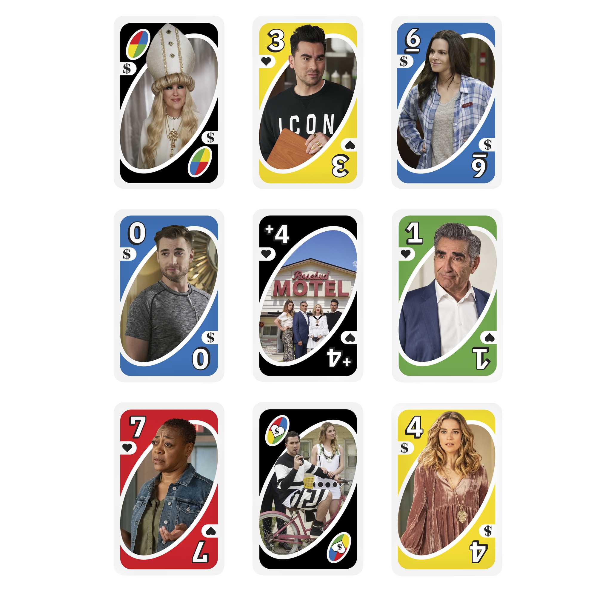 UNO Schitt's Creek Card Game For Teens & Adults For Game Night With Special Rule For 2-10 Players