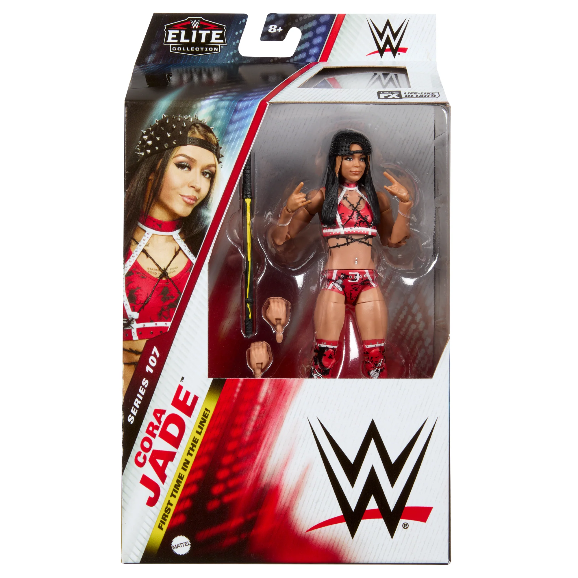 WWE Elite Cora Jade Action Figure, 6-inch Collectible Superstar With Articulation & Accessories