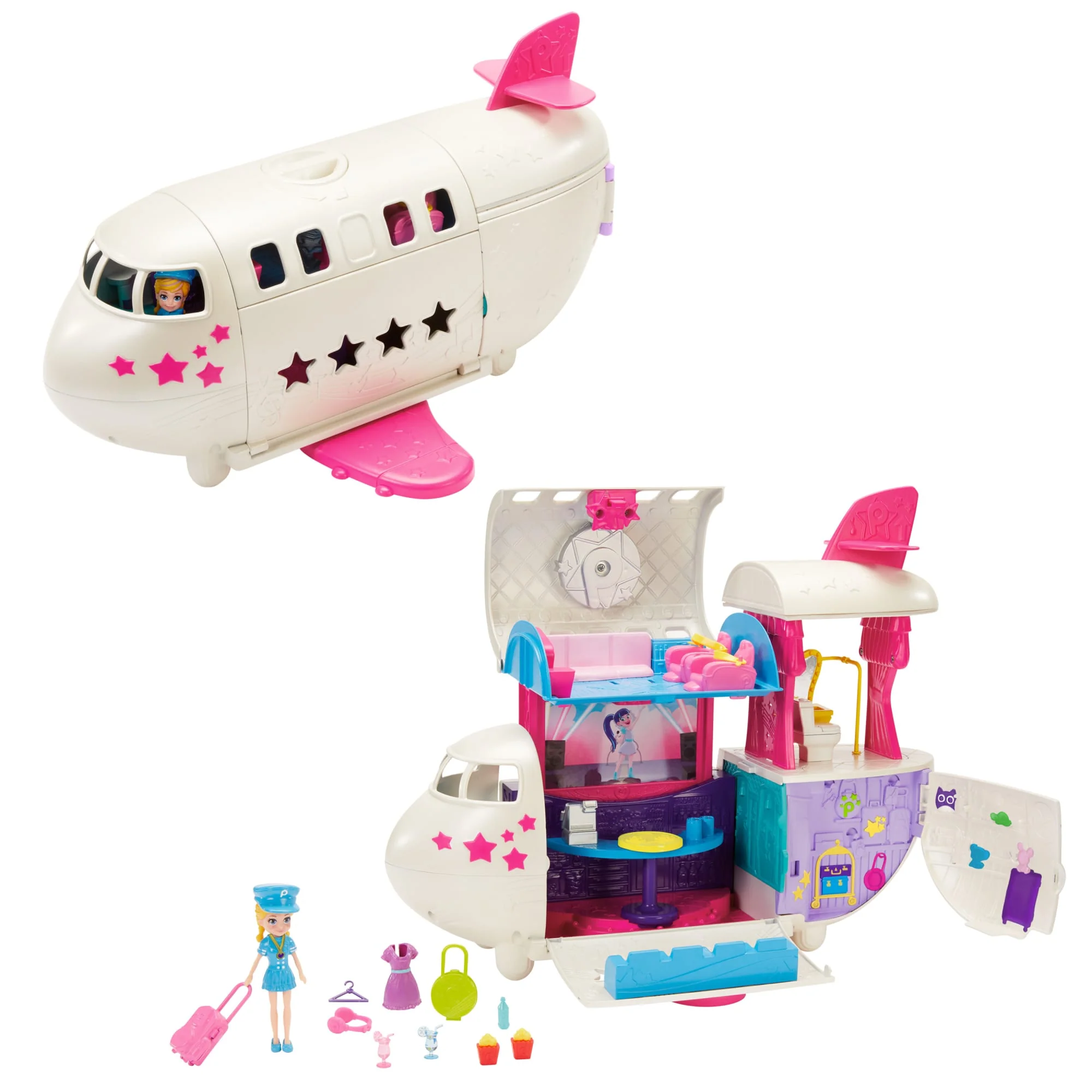 Polly Pocket Flying Fabulous Jet