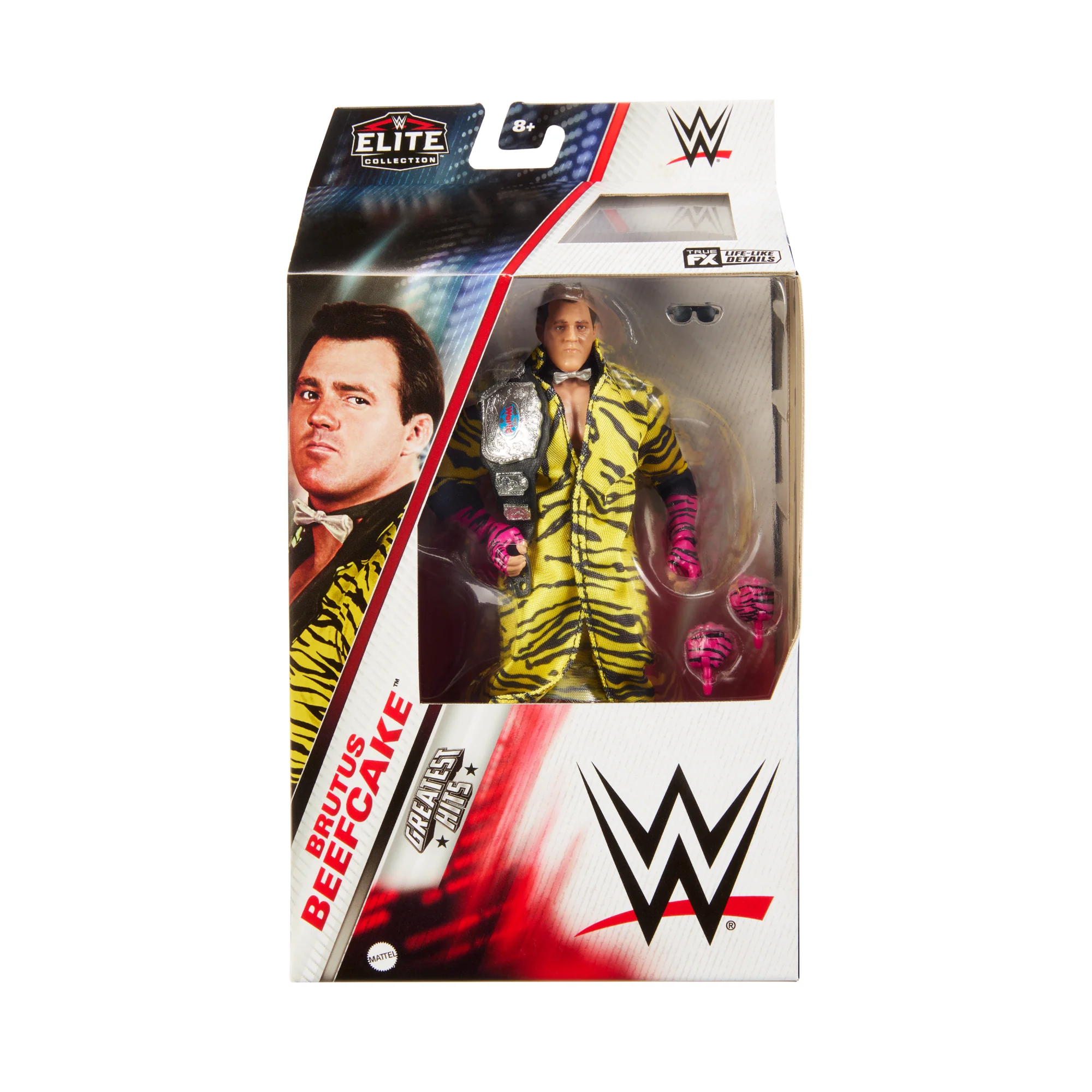 WWE Elite Brutus Beefcake Action Figure, 6-inch Collectible Superstar With Articulation & Accessories