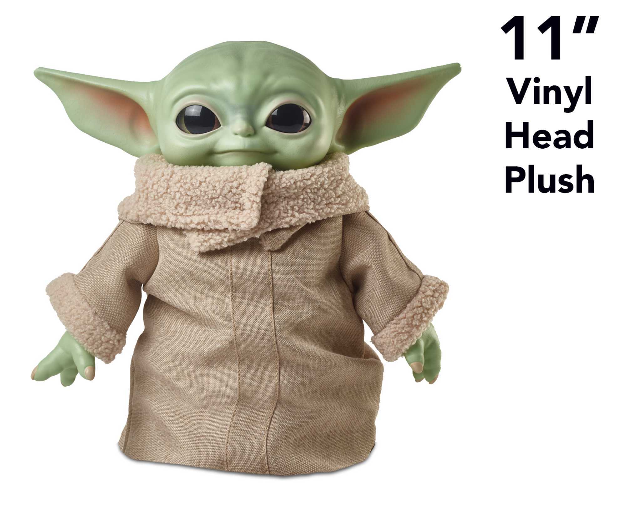 Star Wars Plush Toys, Grogu Soft Doll From the Mandalorian, 11-In Figure