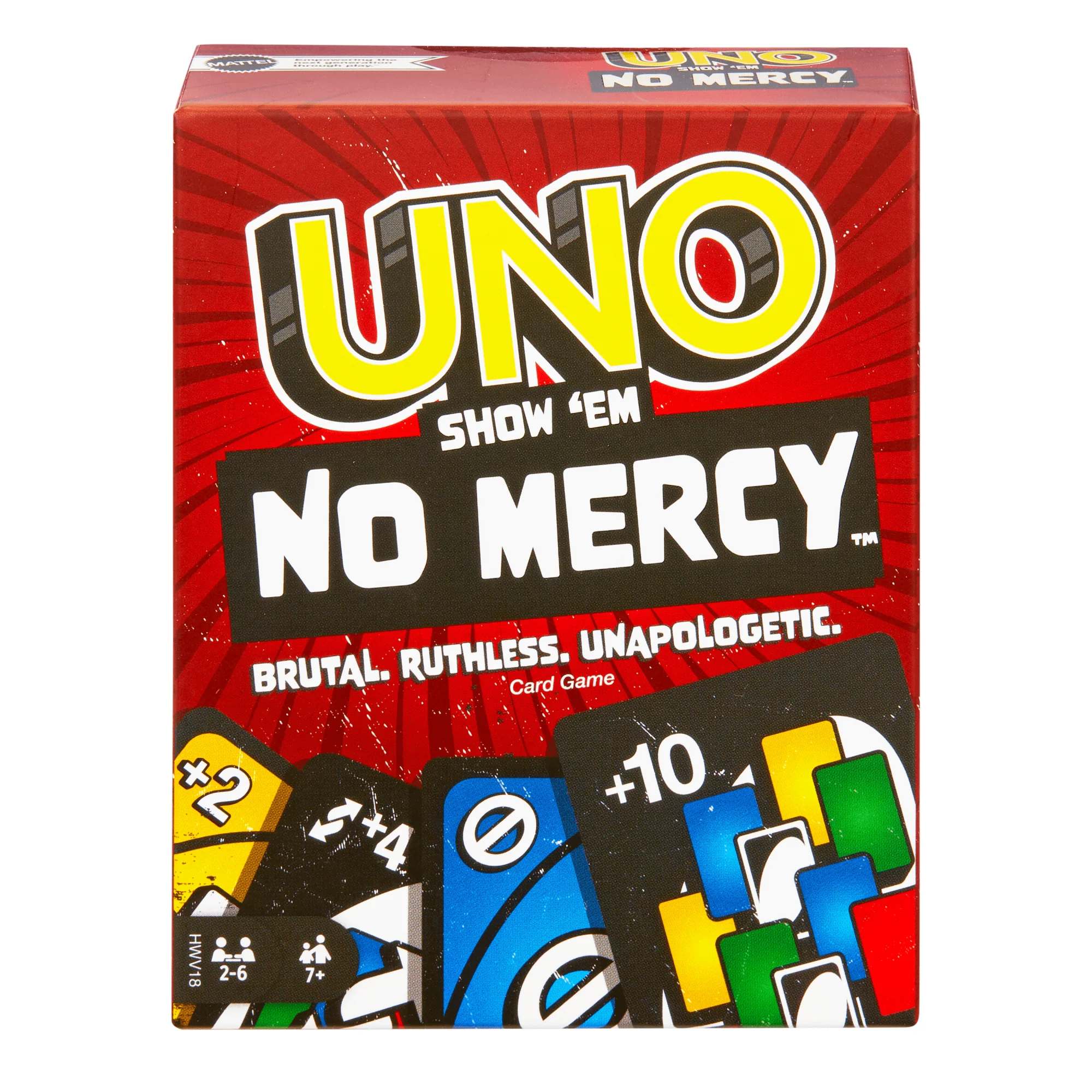 UNO Show ��Em No Mercy Card Game For Kids, Adults & Family Night, Parties And Travel