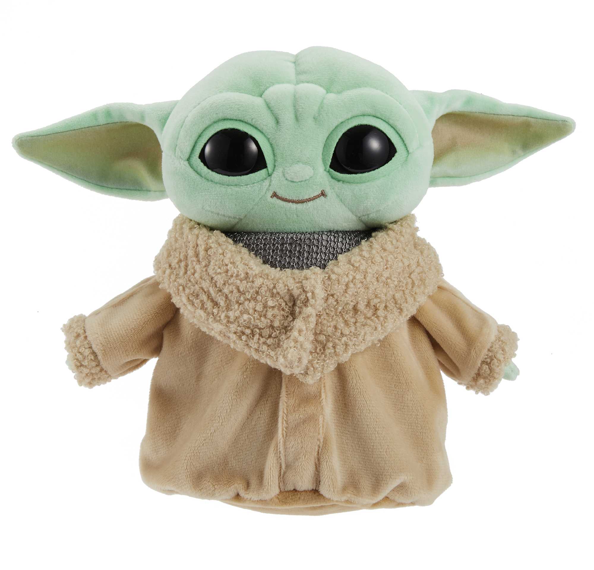 Star Wars Grogu Plush With Beskar Armor, Soft Travel Toys