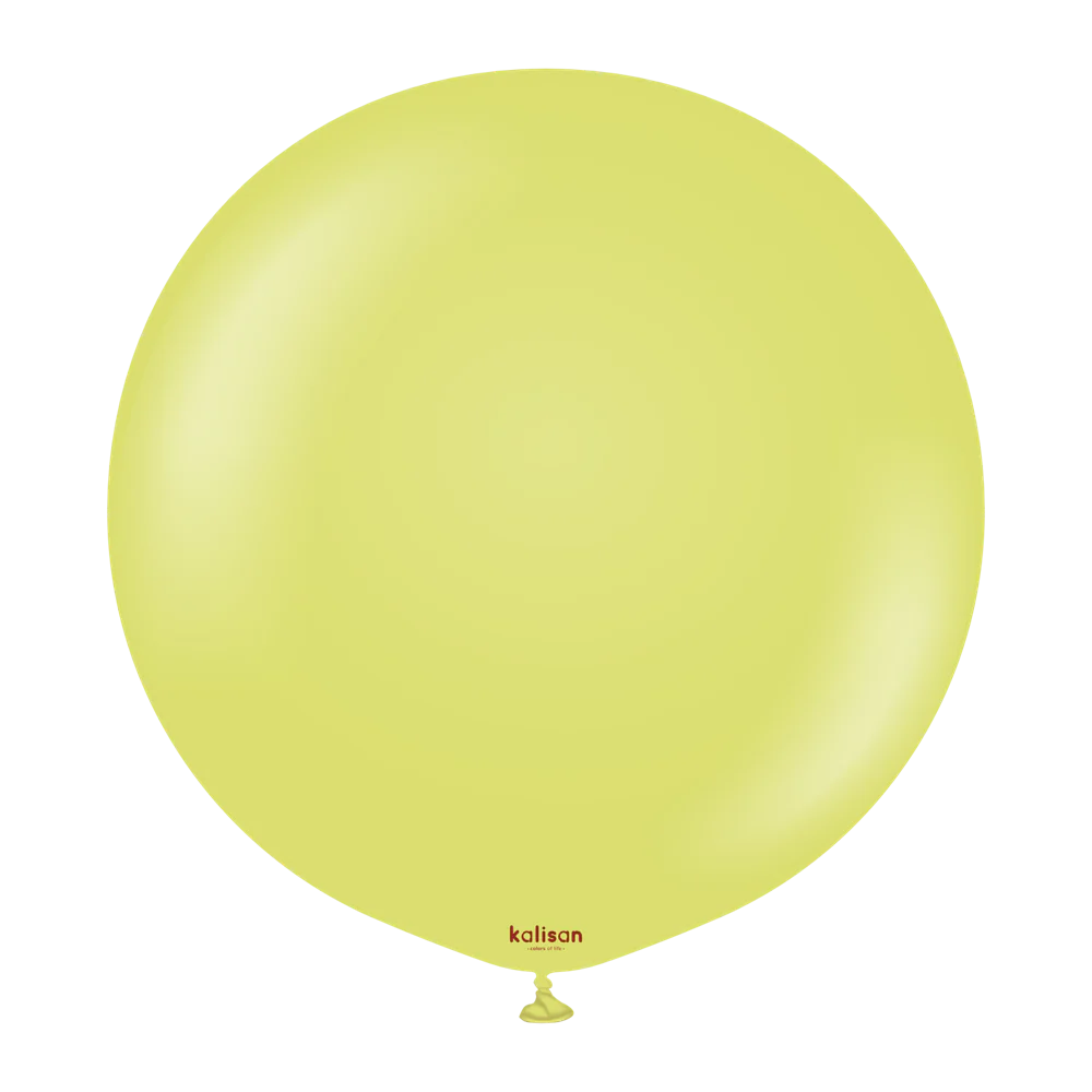 24 inch Kalisan Retro Olive Latex Balloons 2ct
