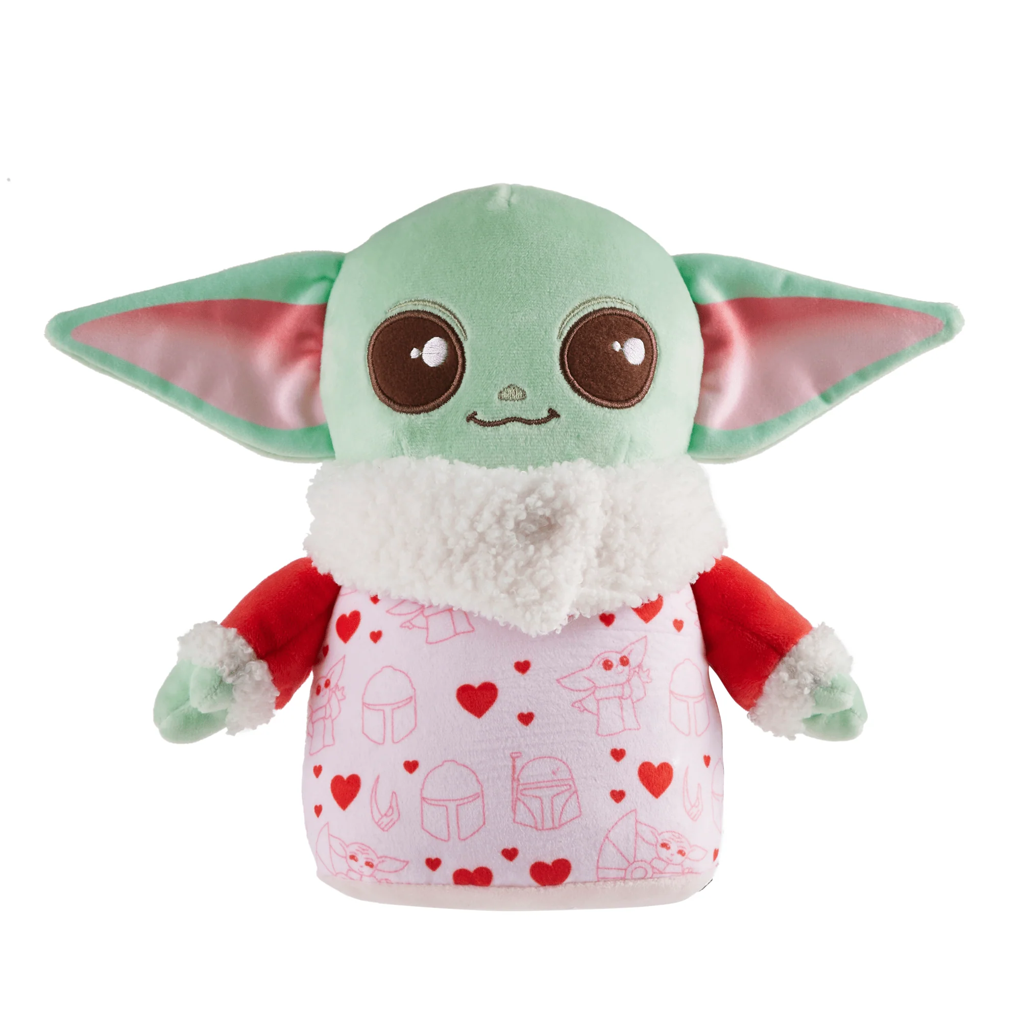 Star Wars The Mandalorian Seasonal Grogu Plush, 8-Inch Soft Toy in Valentine's Day Sweater