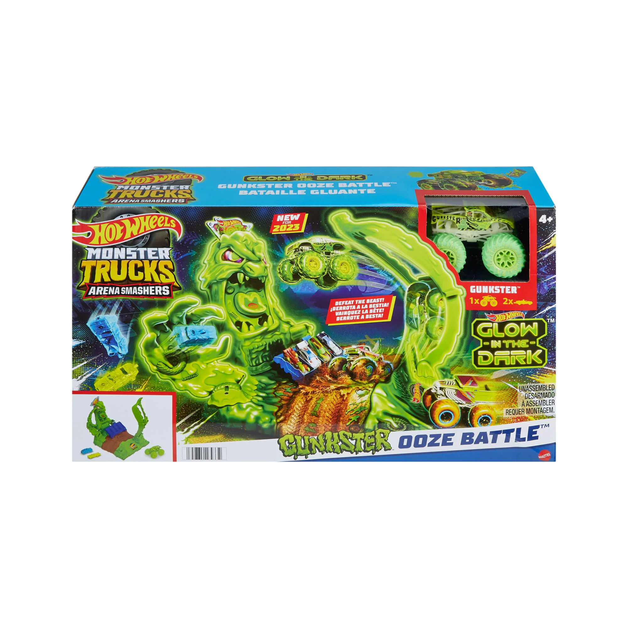 Hot Wheels?�C Mt Arena Smashers Phosphorescent Coffret Gunkster