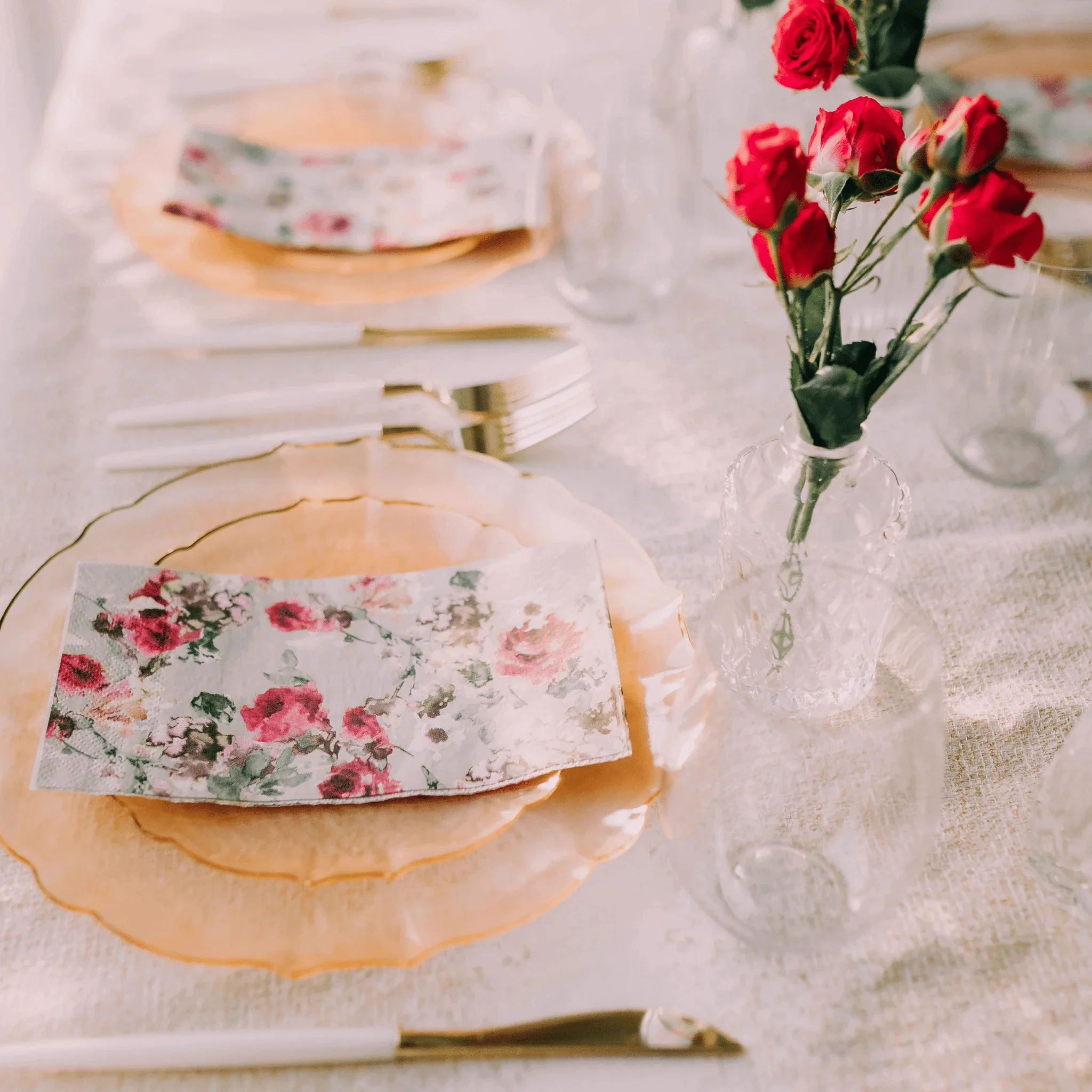 Bouquet Dinner Napkin | 20 Count