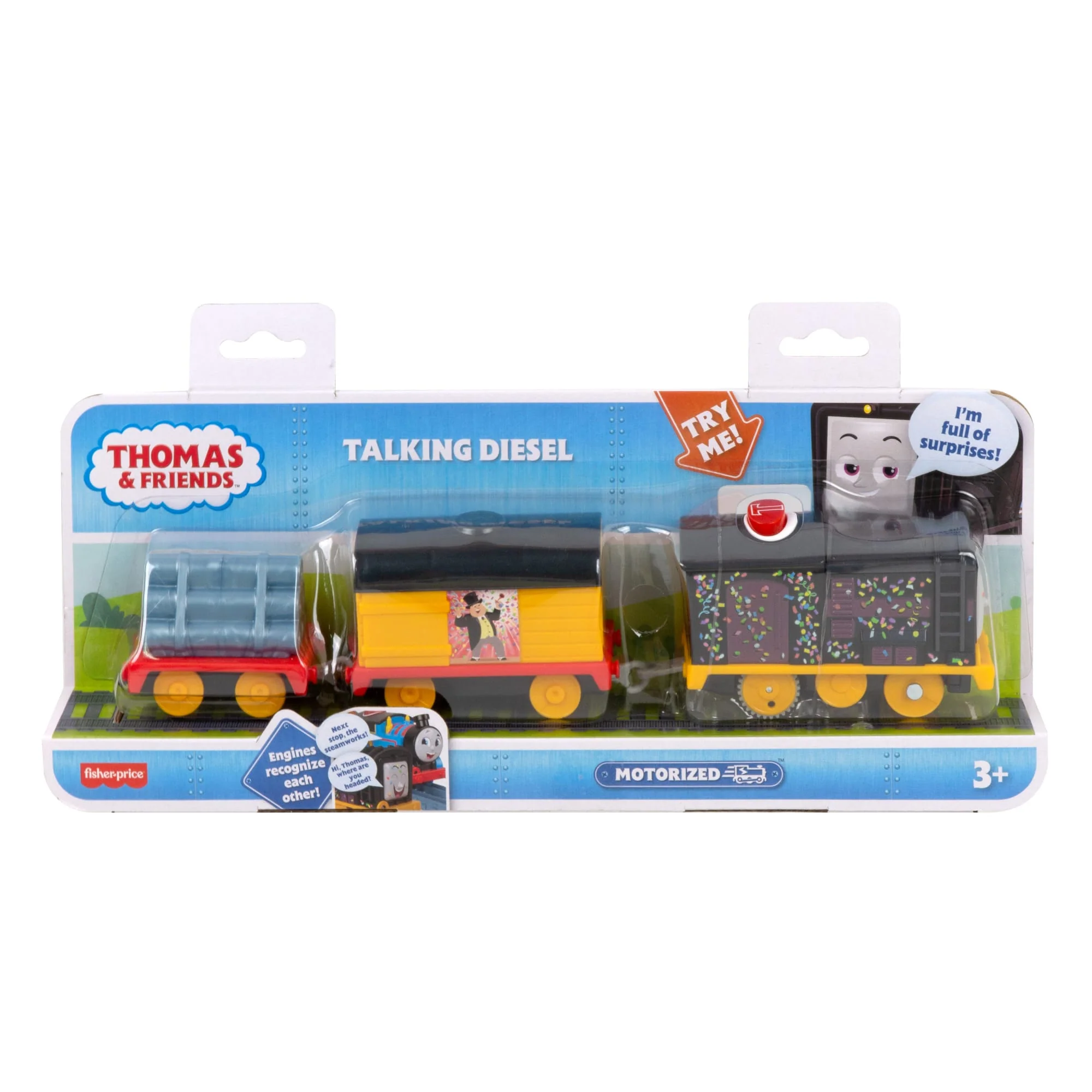 Thomas And Friends Talking Diesel Toy Train, Motorized Engine With Phrases & Sounds, Preschool Toys