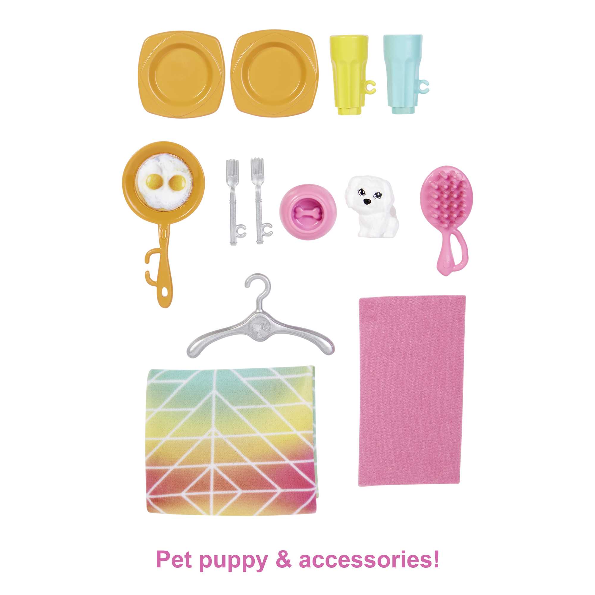 Barbie Dollhouse With 2 Levels & 4 Play Areas