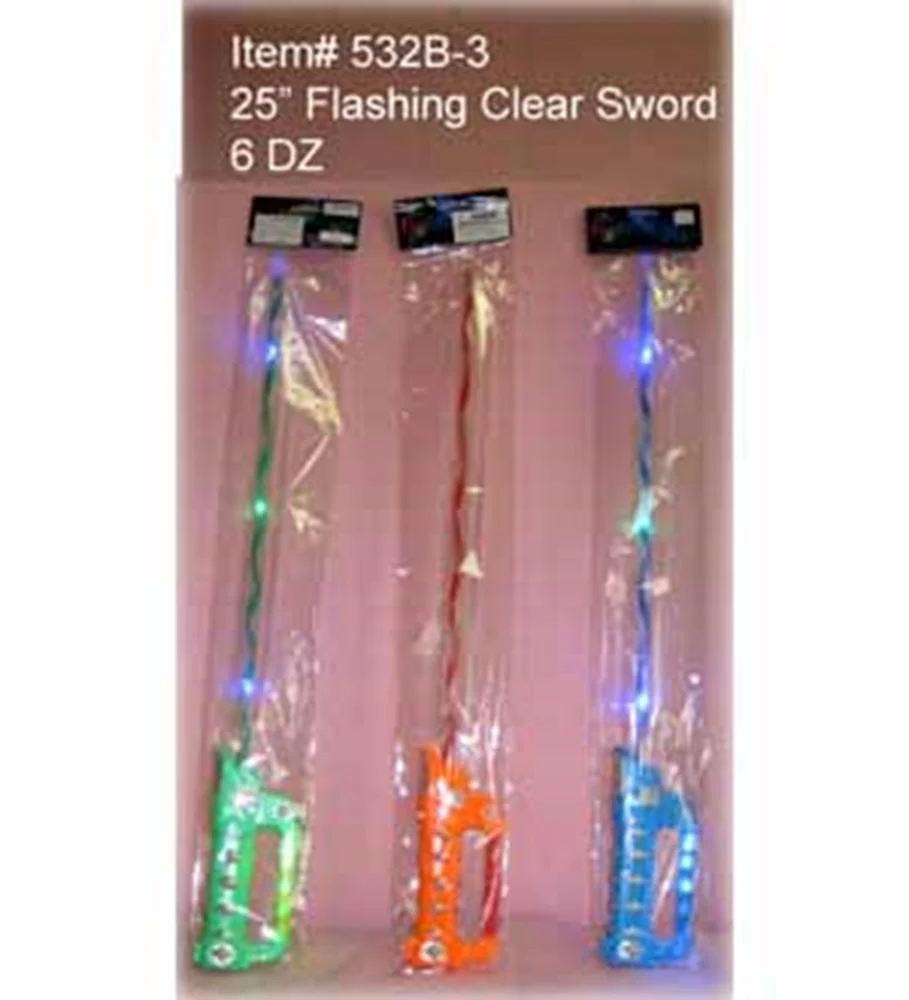 Sword W-Flashing Light 25in