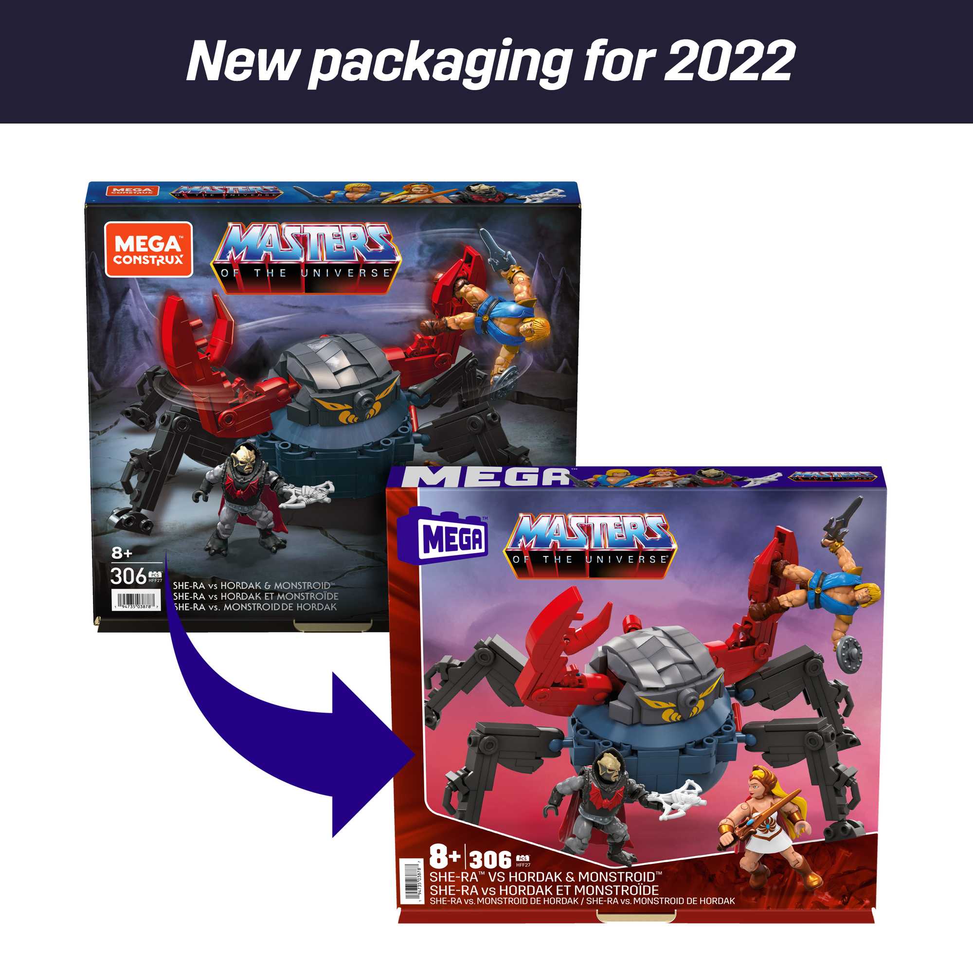 MEGA Masters Of The Universe She-Ra vs Hordak & Monstroid Motu Collector