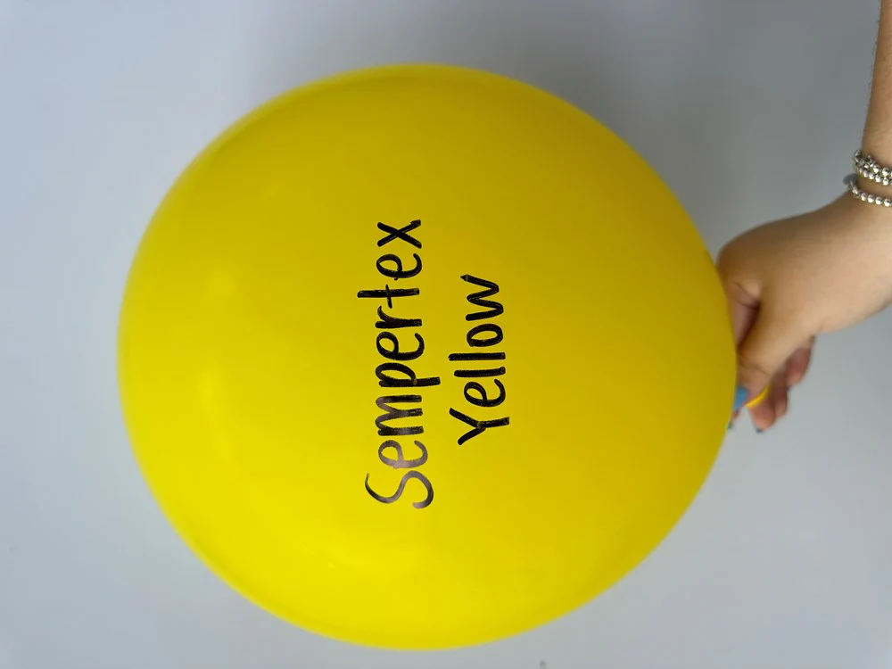 11 inch Sempertex Fashion Yellow Latex Balloons 100ct