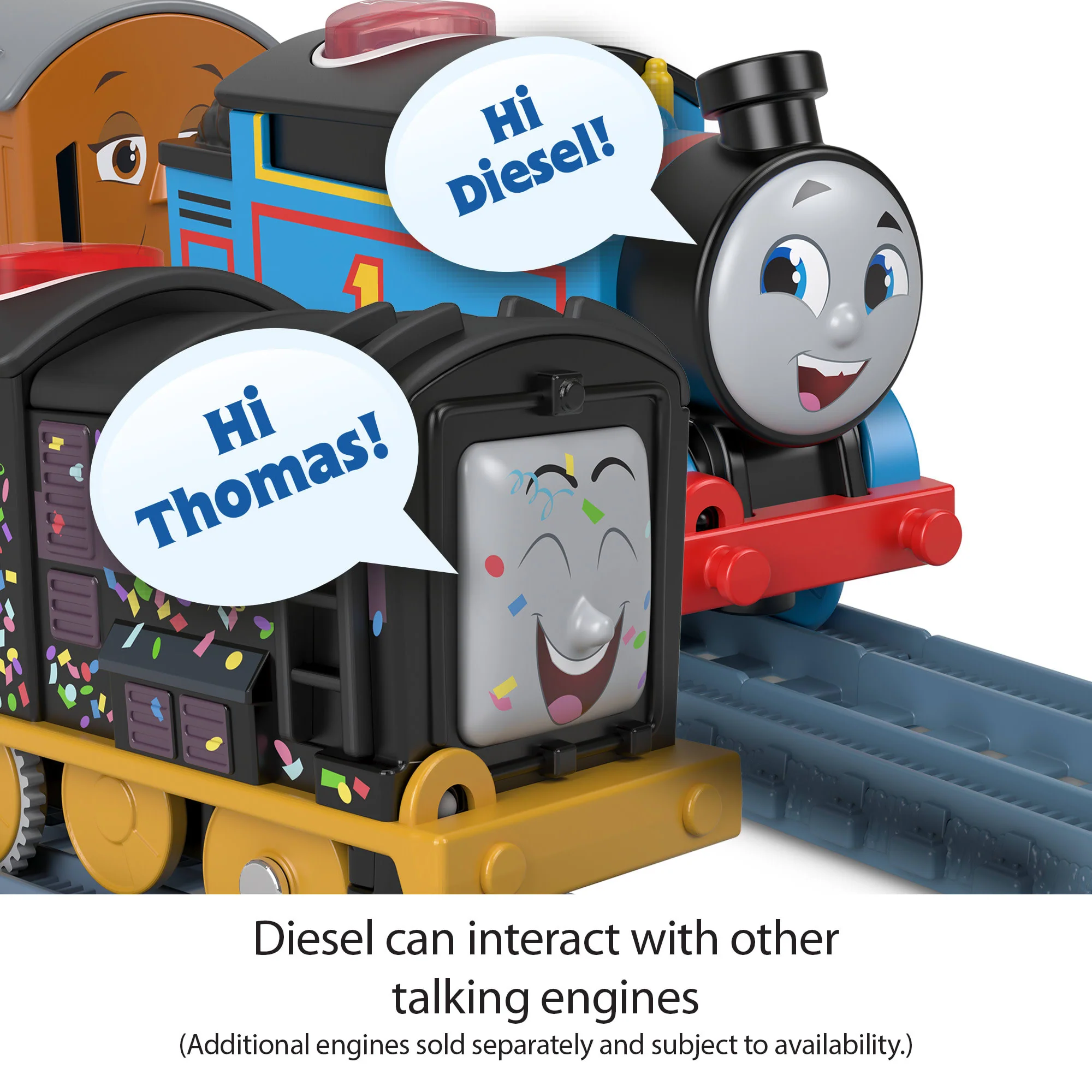 Thomas And Friends Talking Diesel Toy Train, Motorized Engine With Phrases & Sounds, Preschool Toys