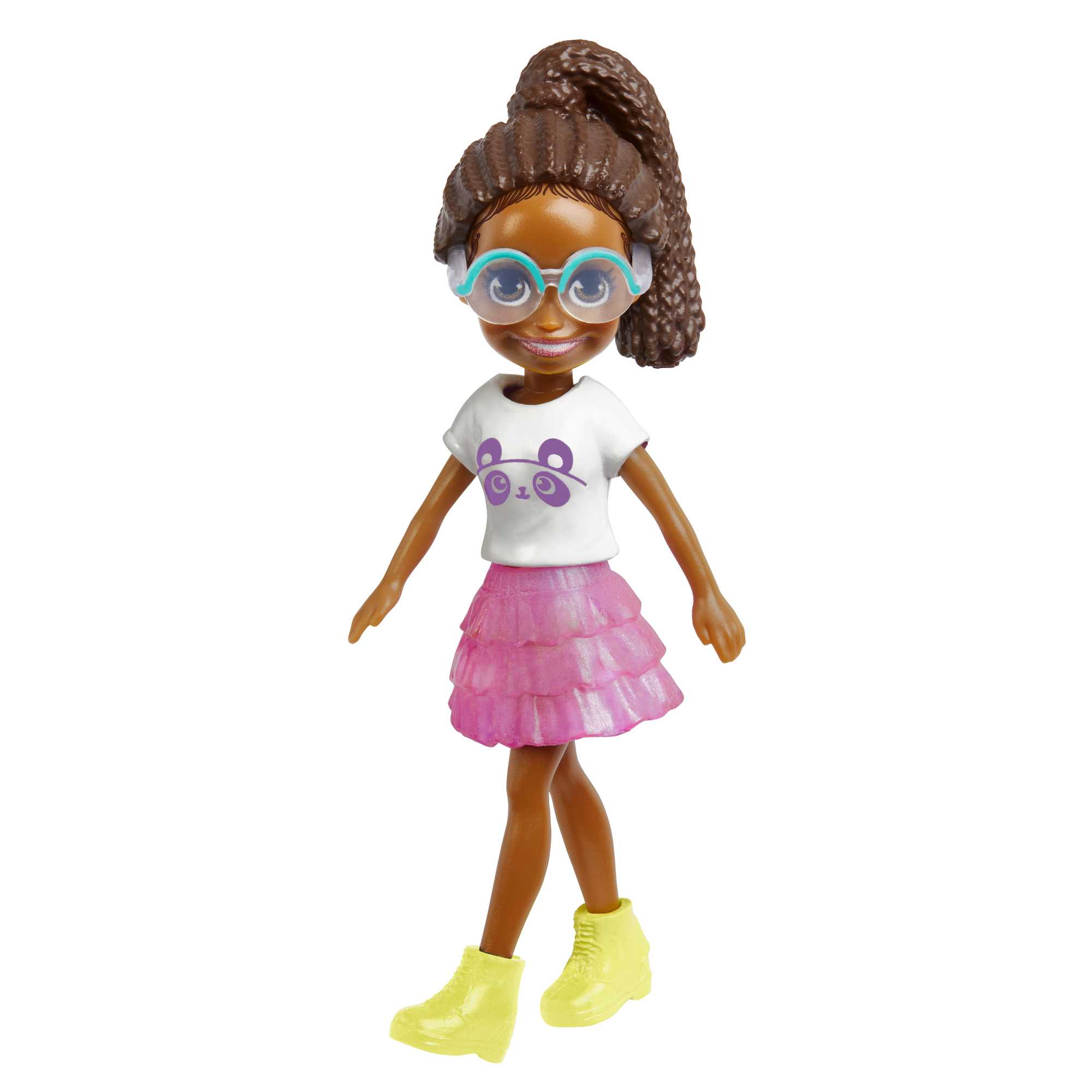 Polly Pocket Style Spinner Fashion Closet Playset With Shani Doll And Panda Theme, Fashion Tube Collection