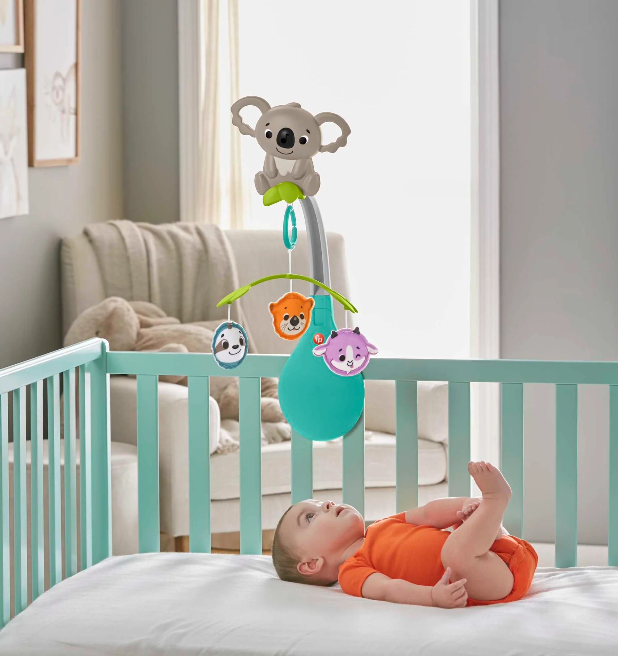 Fisher-Price3-in-1 Soothe & Play Mobilecrib Stroller Toy