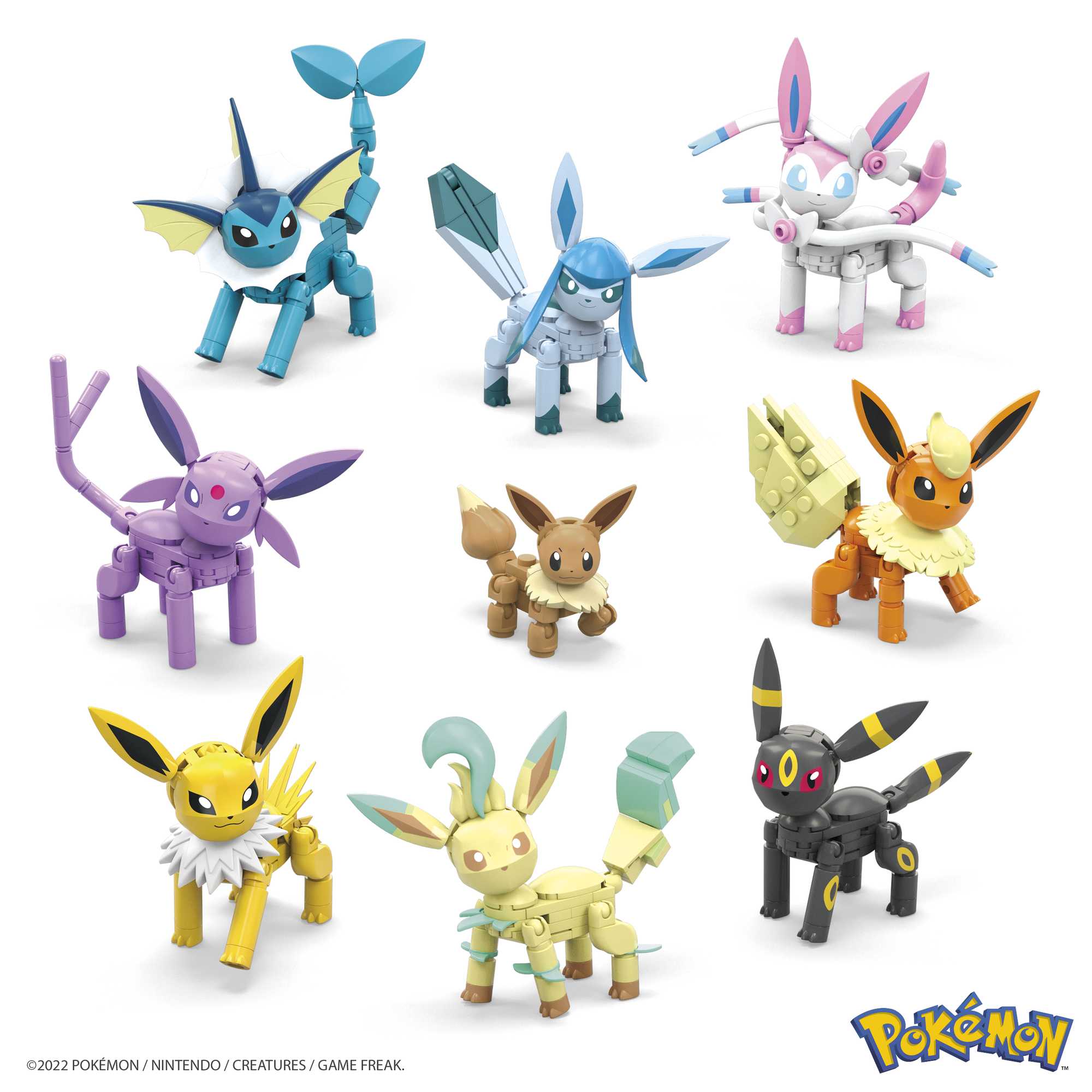 MEGA Pok��mon EVery Eevee EVolution!