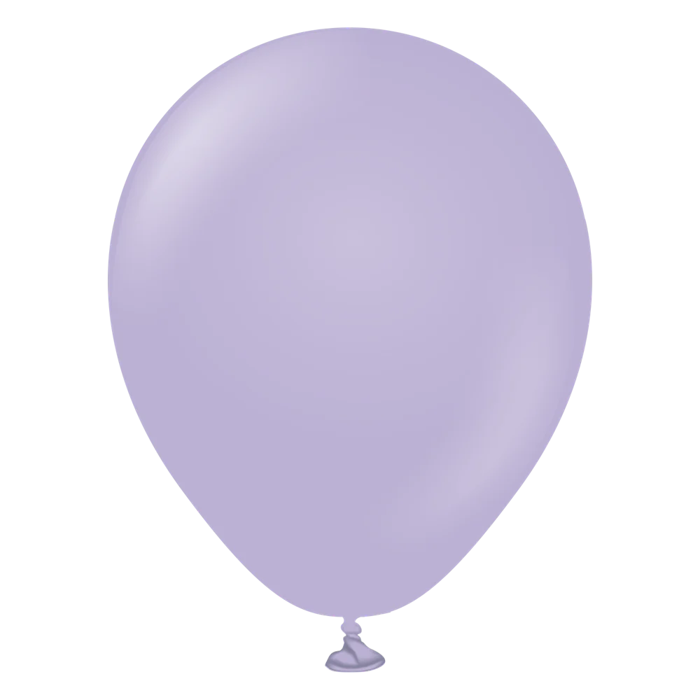 18 inch Kalisan Standard Lilac Latex Balloons 25ct
