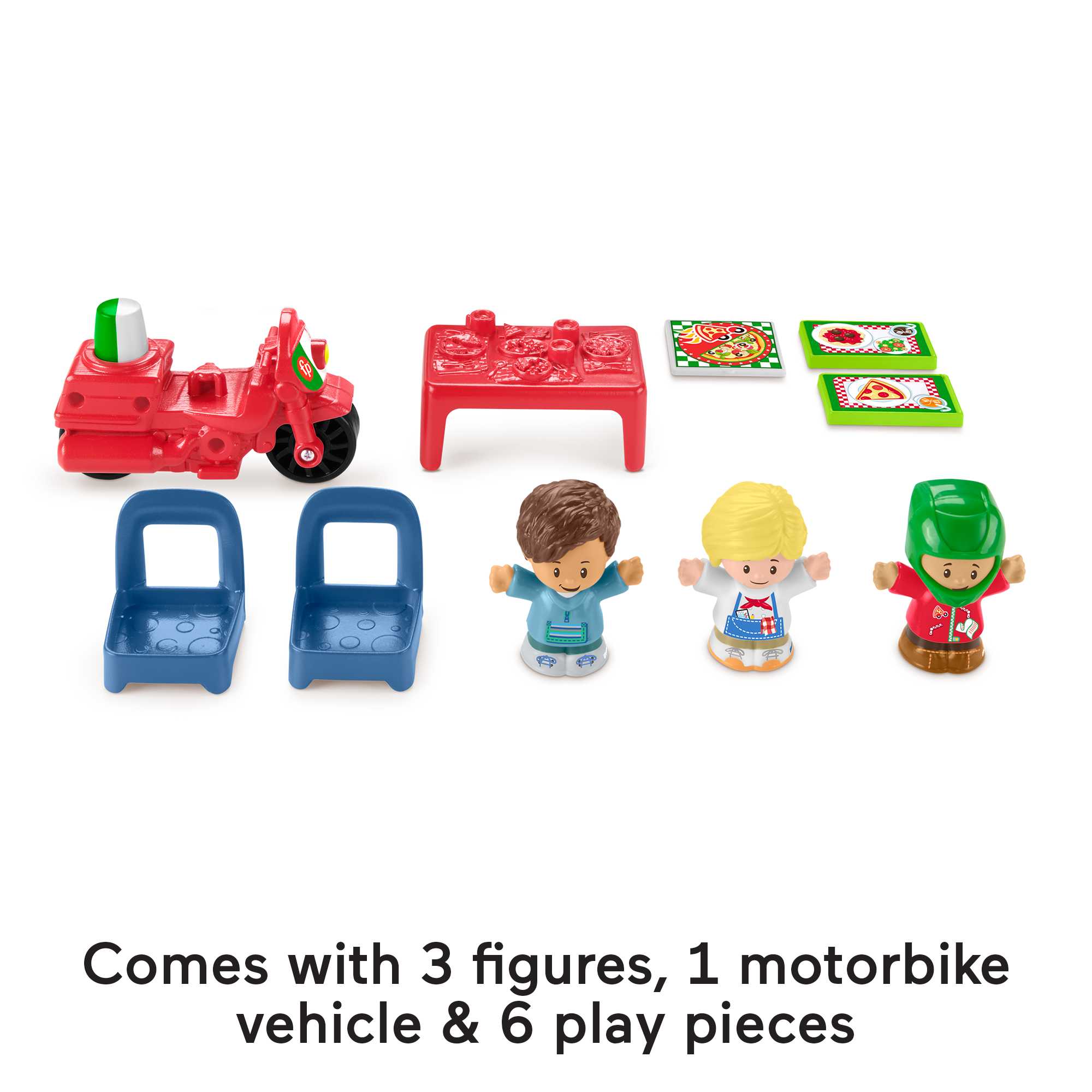 Little People We Deliver Pizza Place Toddler Playset