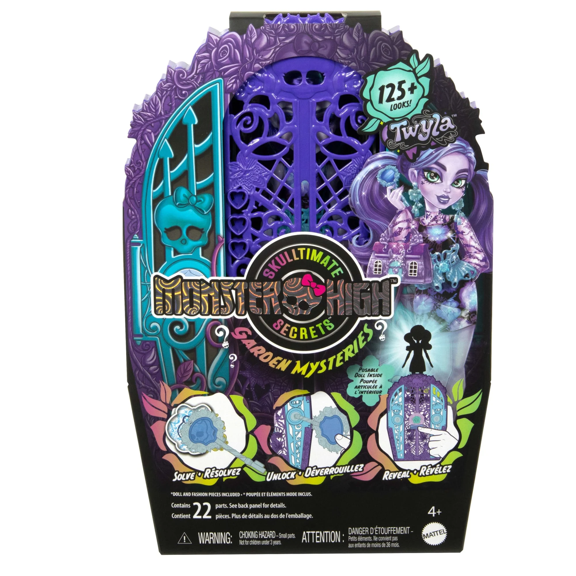 Monster High Skulltimate Secrets Garden Mysteries Playset, Twyla Doll With 19+ Surprises