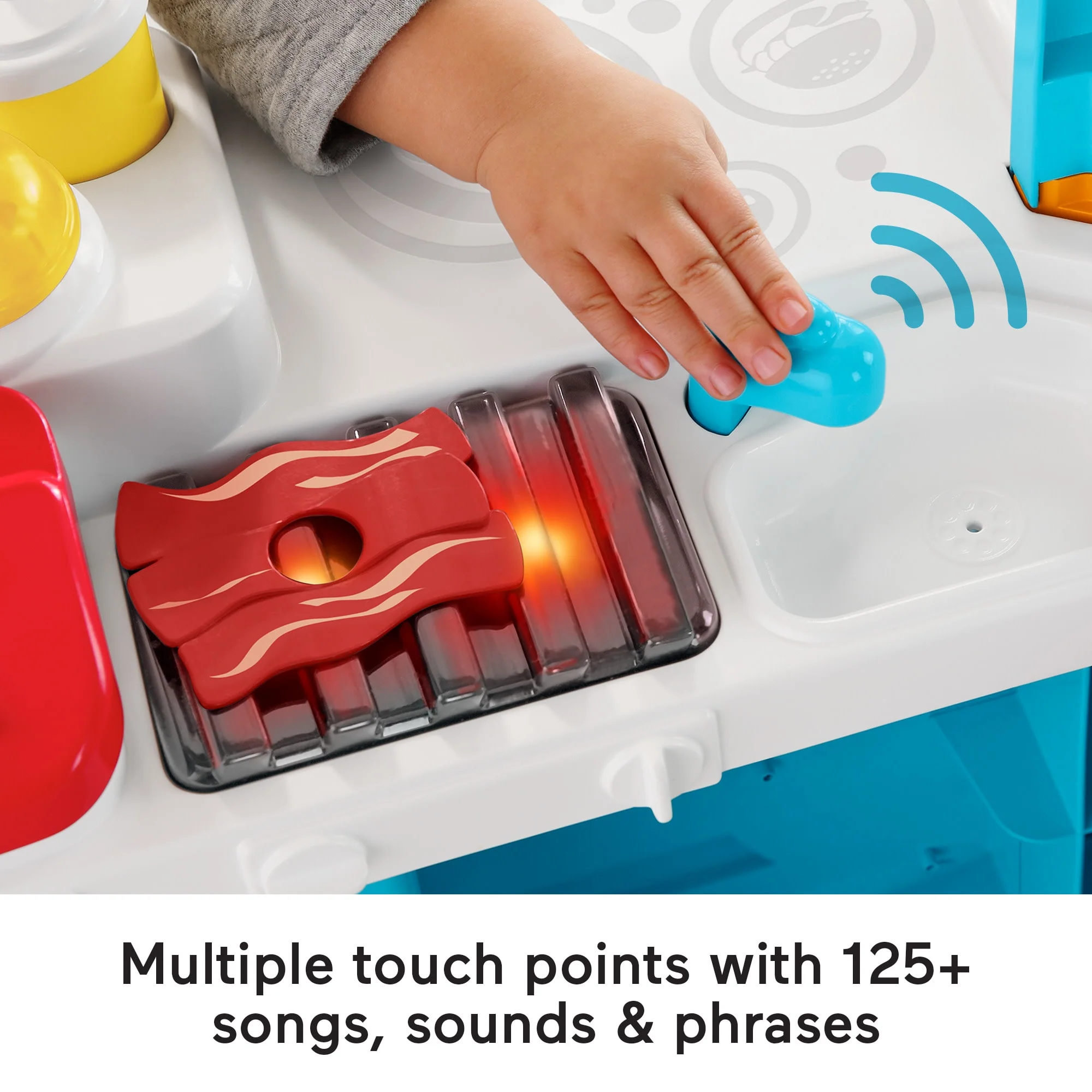 Fisher-Price Laugh & Learn Servin�� Up Fun Food Truck Electronic Activity Center For Toddlers