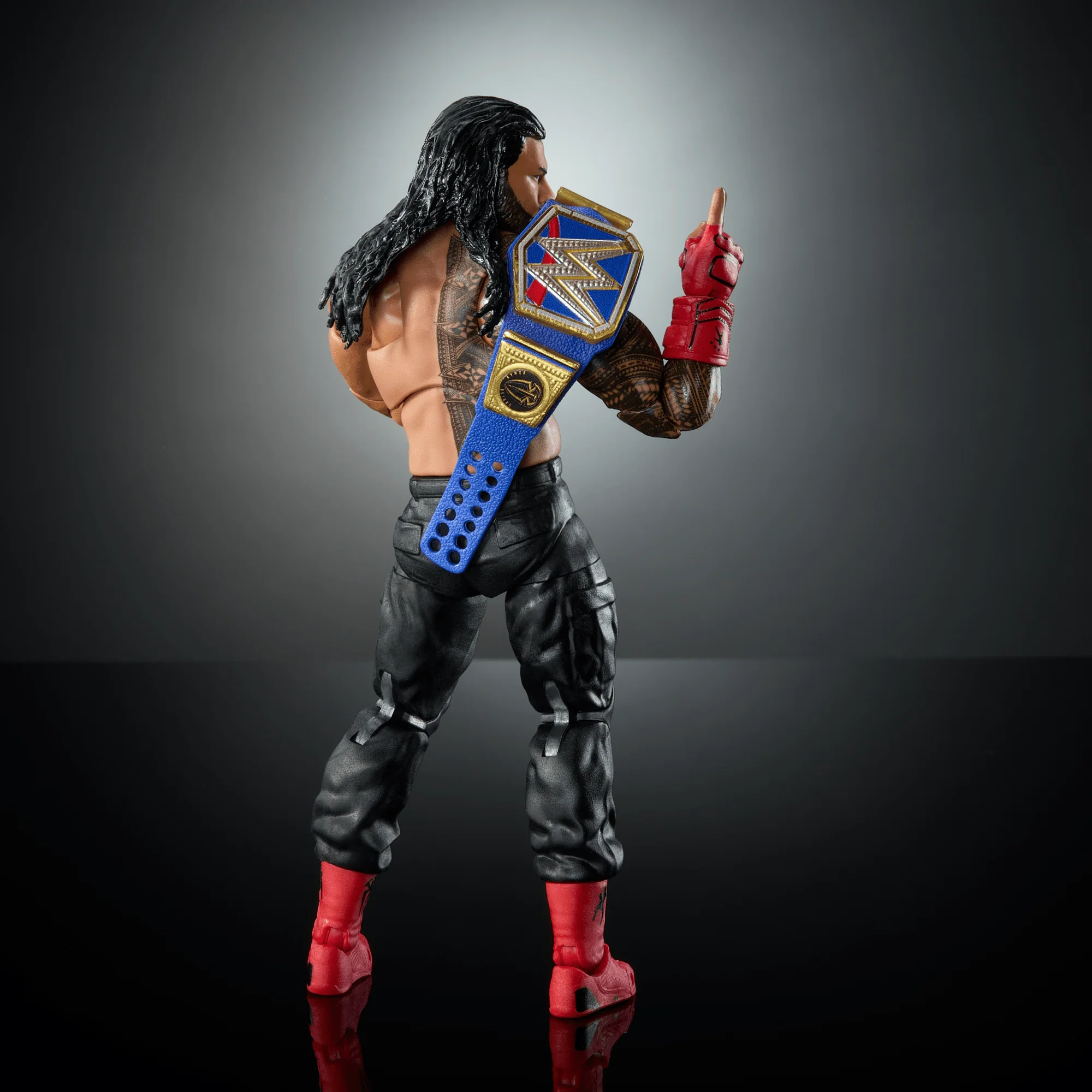 WWE Ultimate Edition Roman Reigns Action Figure & Accessories Set, 6-inch Collectible, 30 Articulation Points