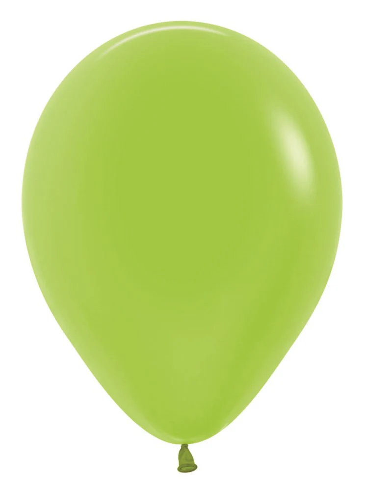 5 inch Sempertex Neon Green Latex Balloons 100ct